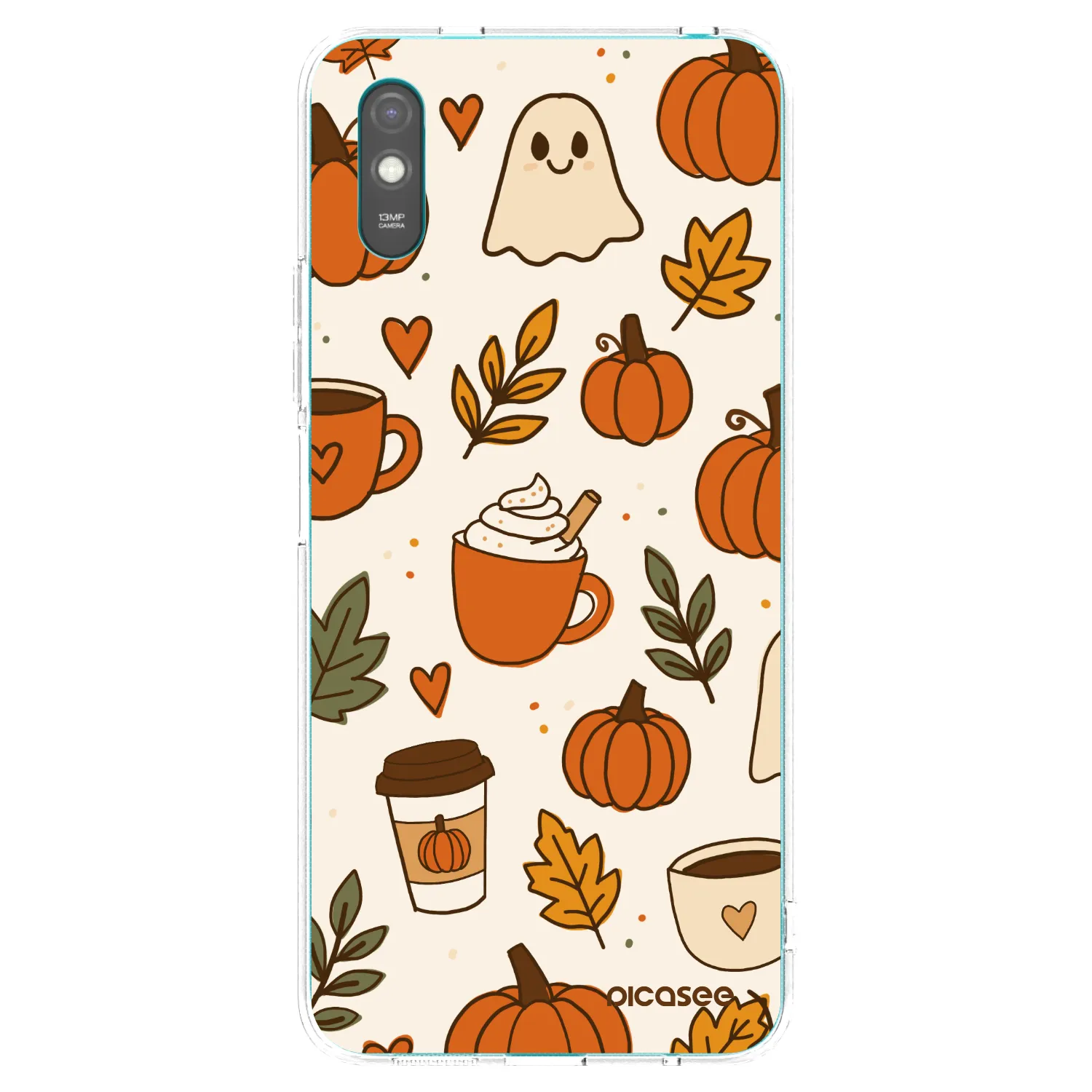 Picasee silikónový prehľadný obal pre Xiaomi Redmi 9A - Fall vibes