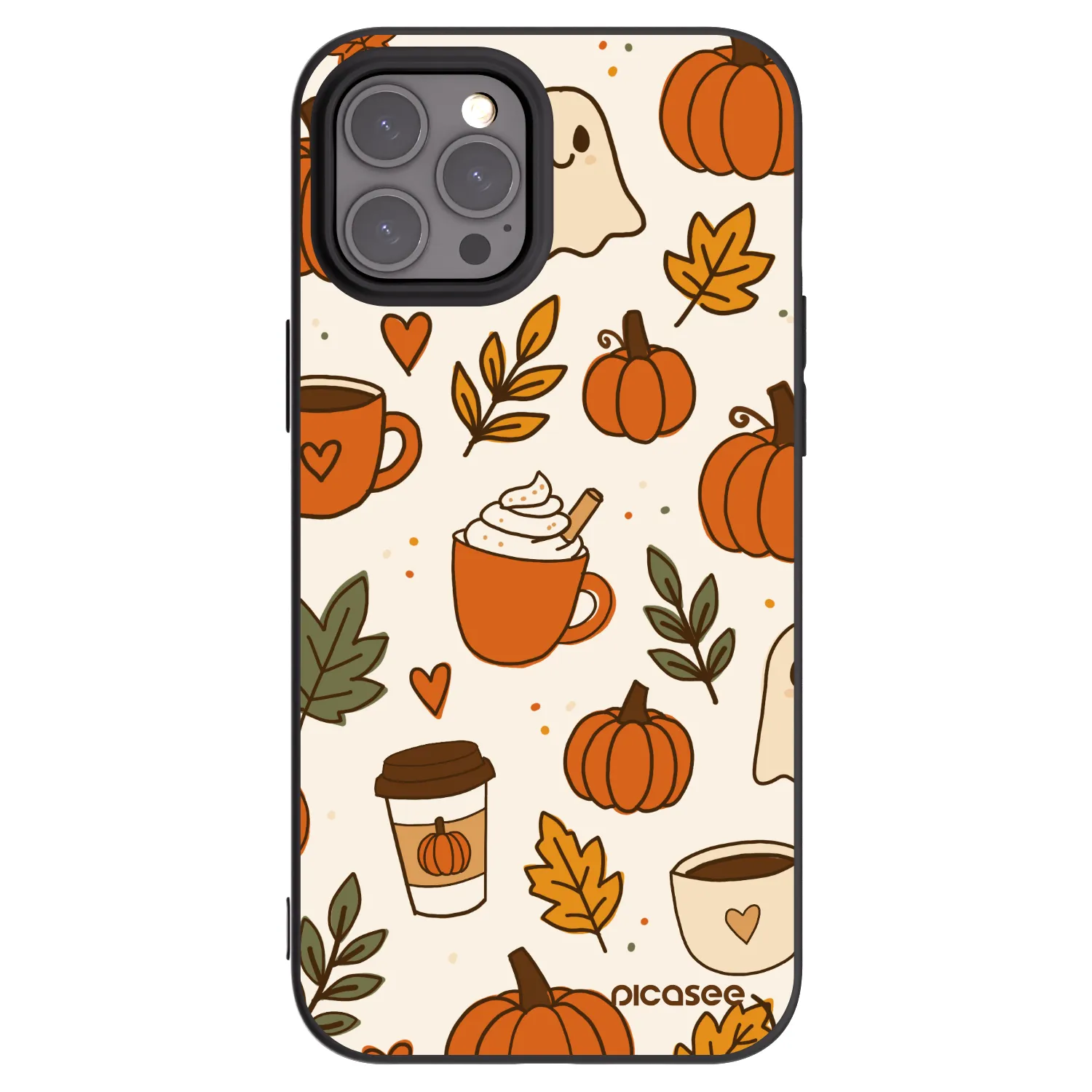 Picasee silikónový čierny obal pre Apple iPhone 12 Pro Max - Fall vibes