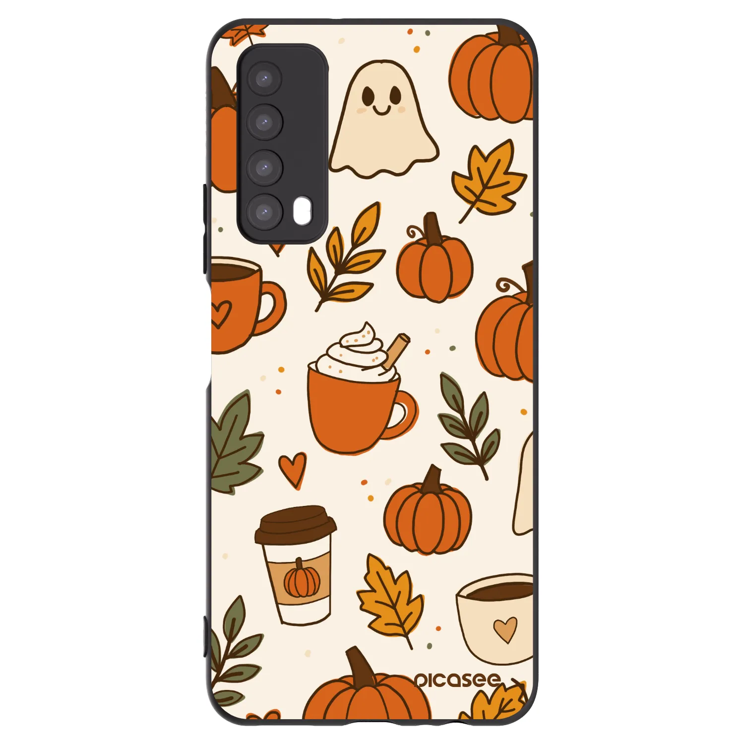 Picasee silikónový čierny obal pre Huawei P Smart 2021 - Fall vibes