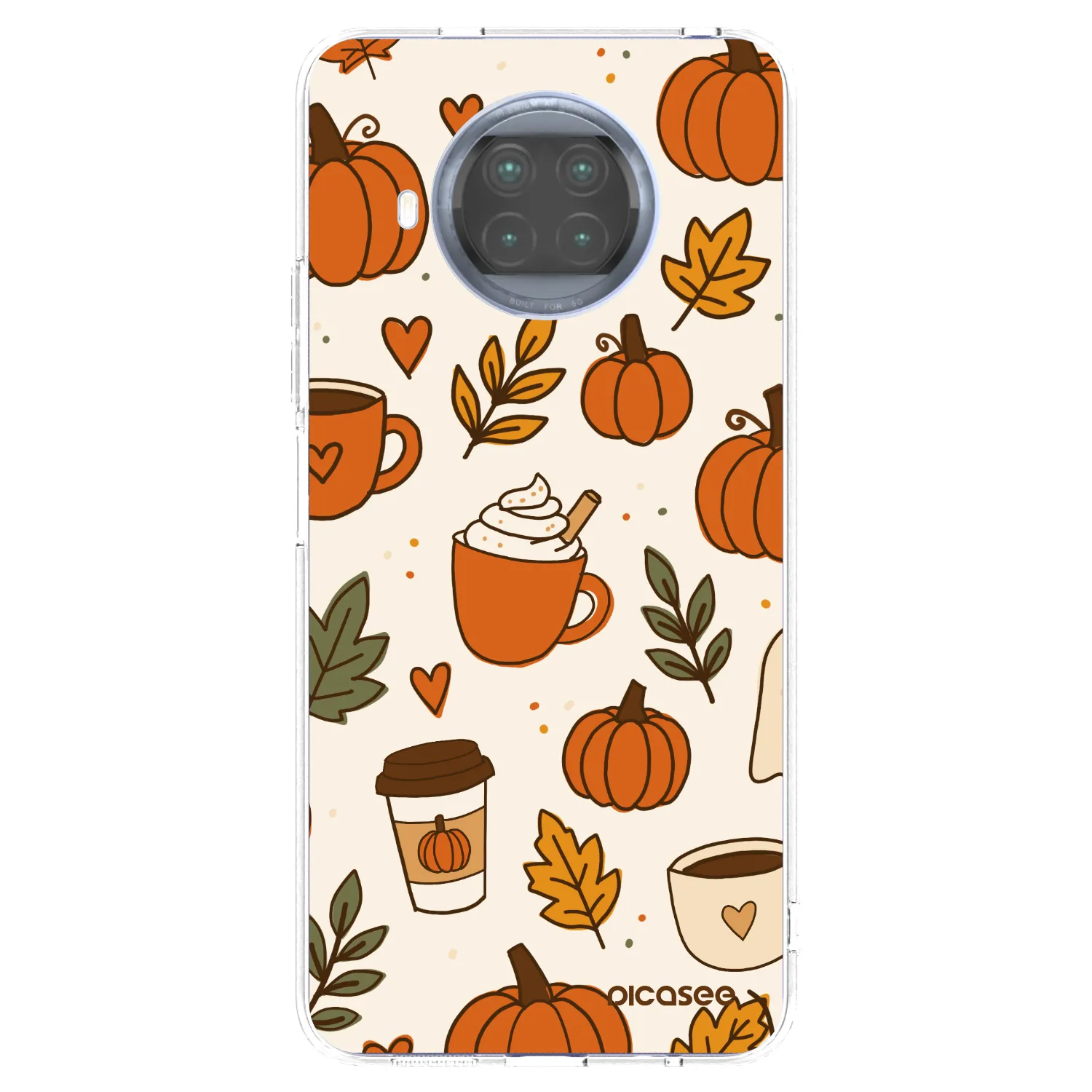 Picasee silikónový prehľadný obal pre Xiaomi Mi 10T Lite - Fall vibes