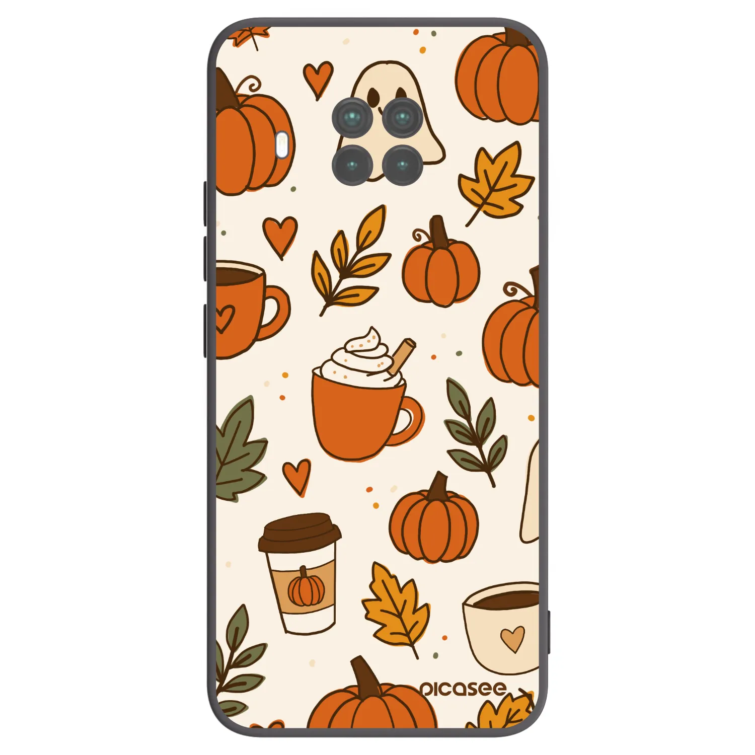 Picasee silikónový čierny obal pre Xiaomi Mi 10T Lite - Fall vibes