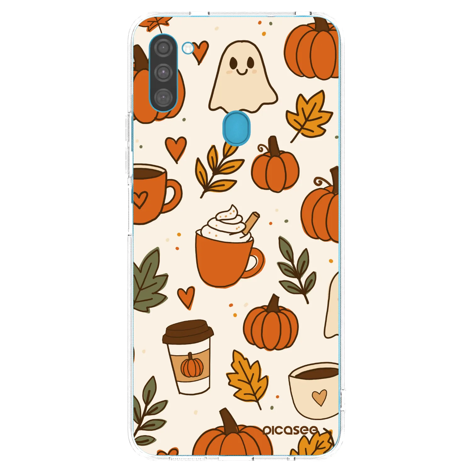 Picasee silikónový prehľadný obal pre Samsung Galaxy M11 - Fall vibes