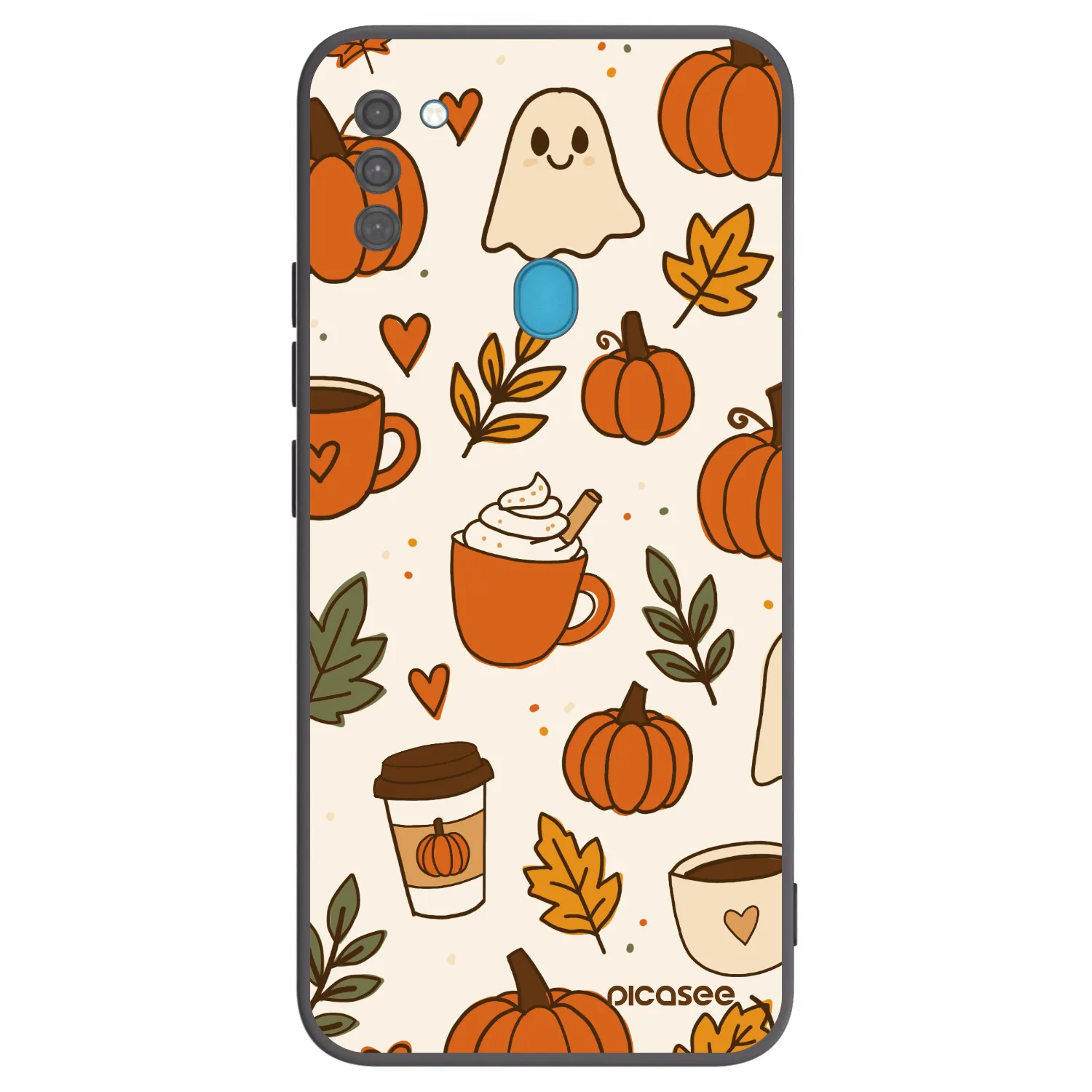 Picasee silikónový čierny obal pre Samsung Galaxy M11 - Fall vibes