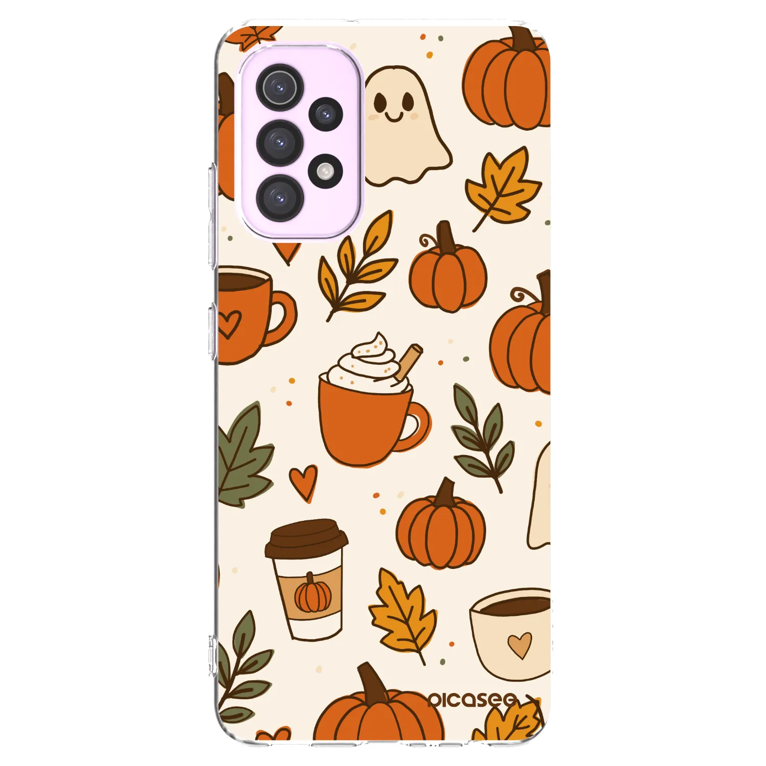 Picasee silikónový prehľadný obal pre Samsung Galaxy A32 5G A326B - Fall vibes