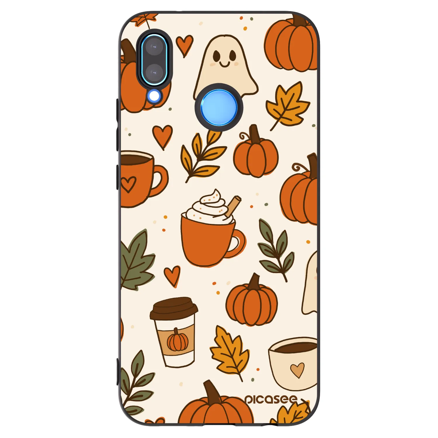 Picasee silikónový čierny obal pre Huawei P20 Lite - Fall vibes