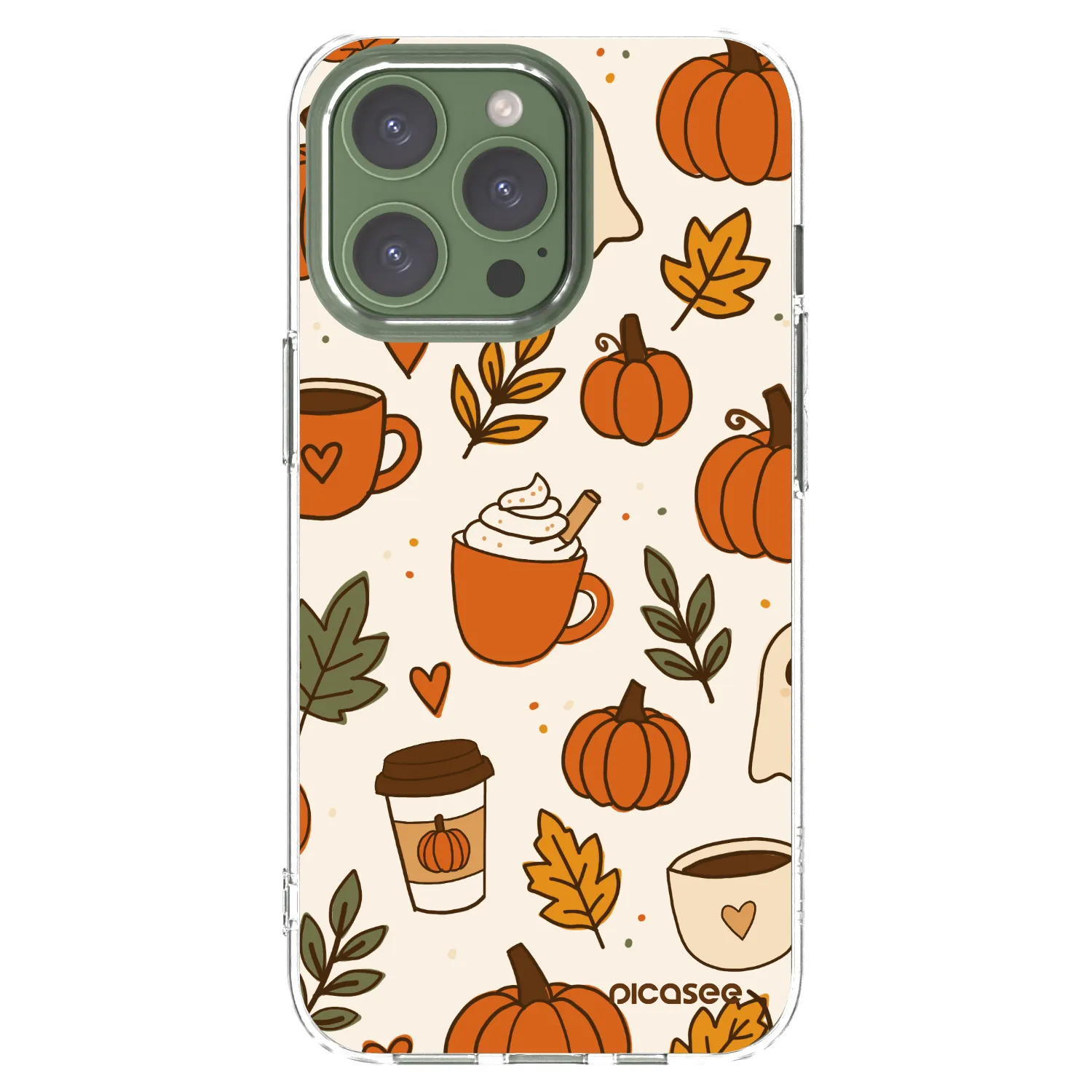 Picasee silikónový prehľadný obal pre Apple iPhone 13 Pro - Fall vibes