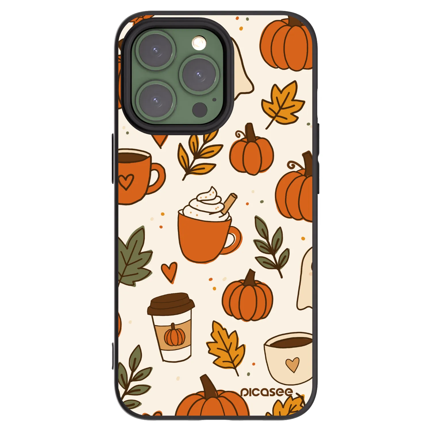 Picasee silikónový čierny obal pre Apple iPhone 13 Pro - Fall vibes