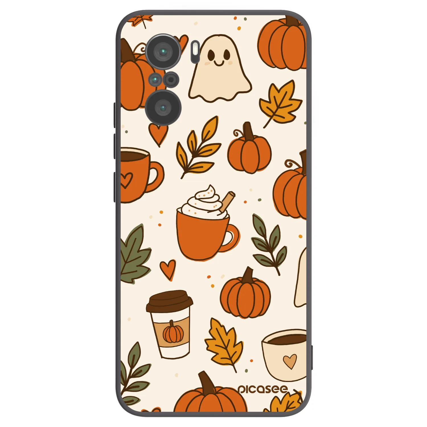 Picasee silikónový čierny obal pre Xiaomi Poco F3 - Fall vibes