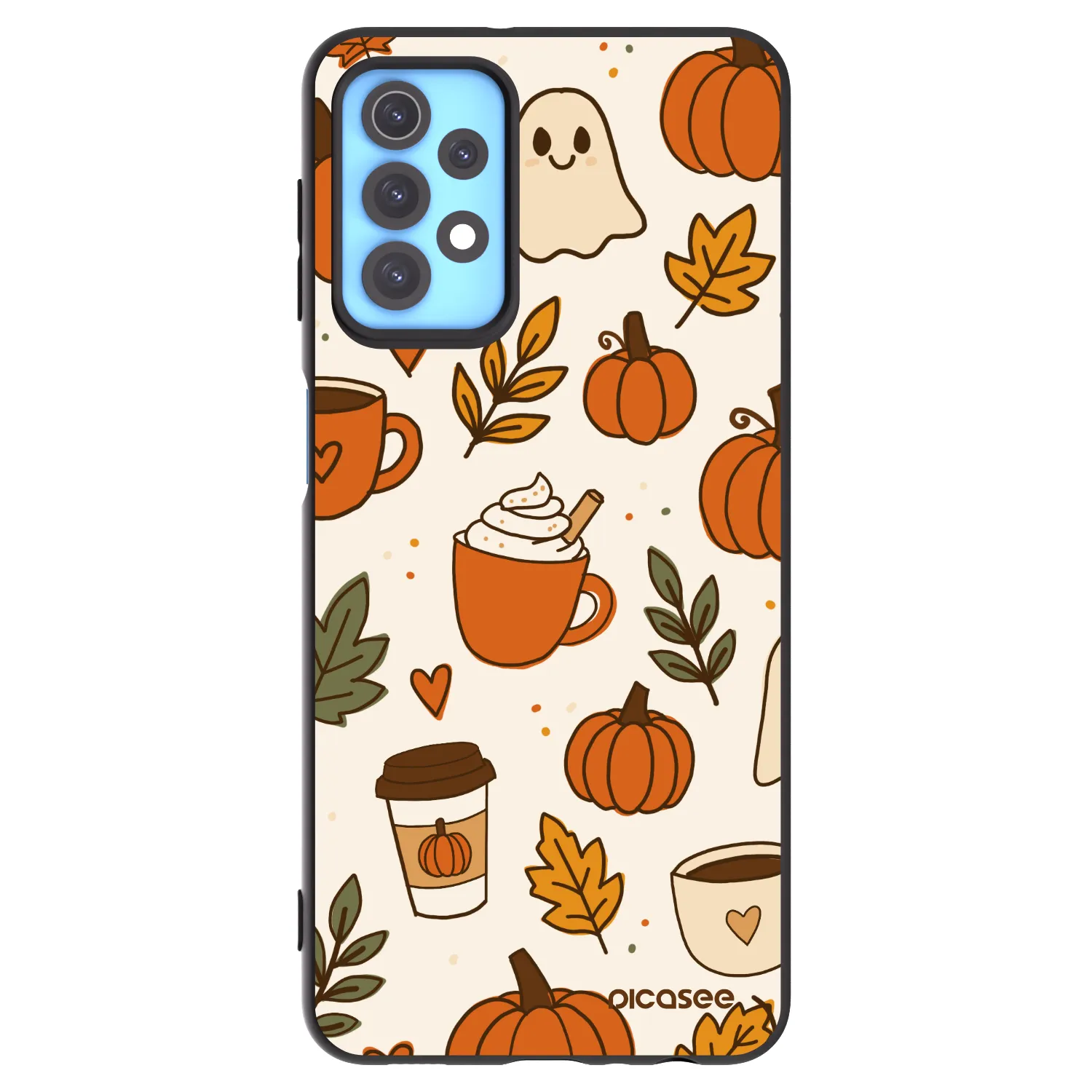 Picasee silikónový čierny obal pre Samsung Galaxy A32 4G SM-A325F - Fall vibes