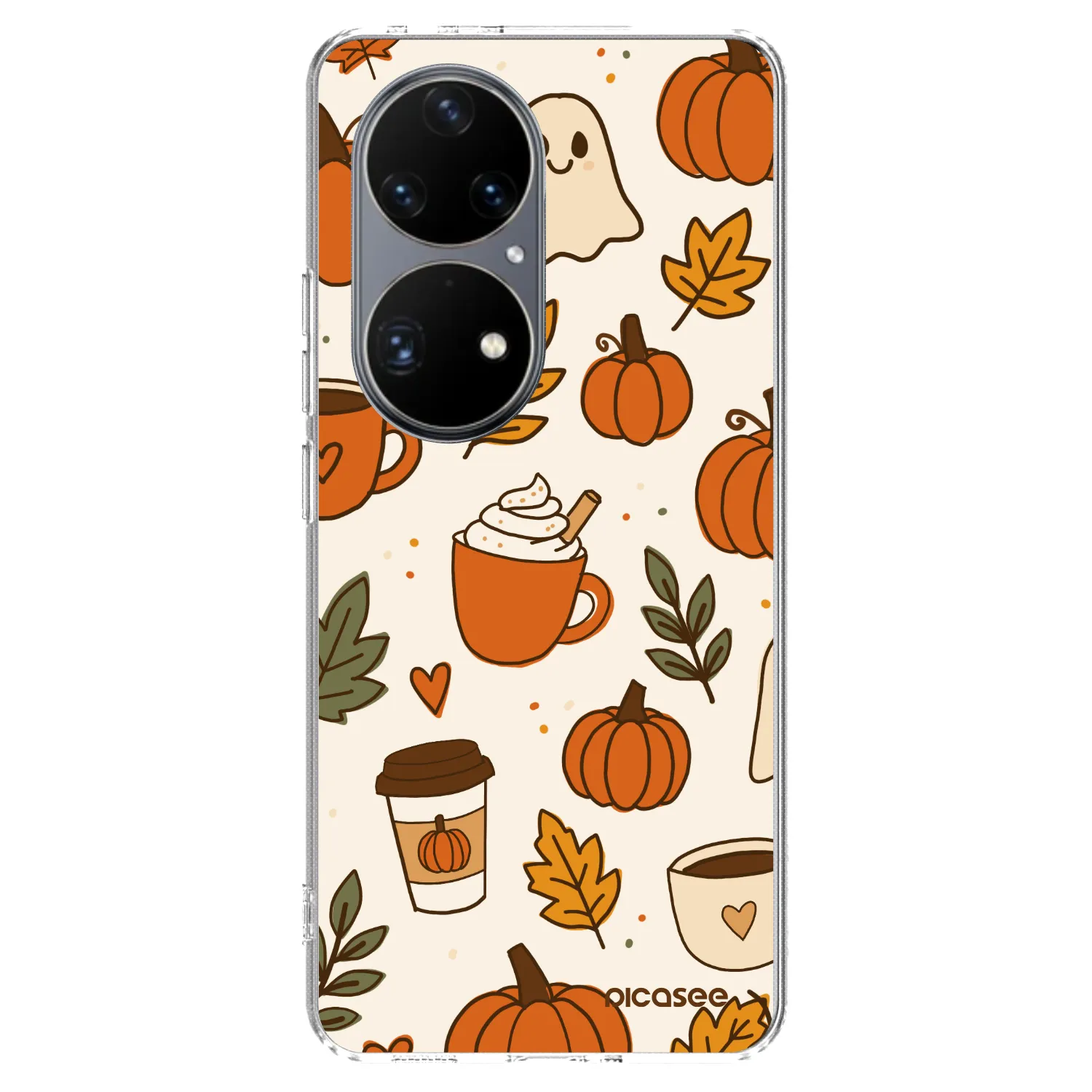 Picasee silikónový prehľadný obal pre Huawei P50 - Fall vibes