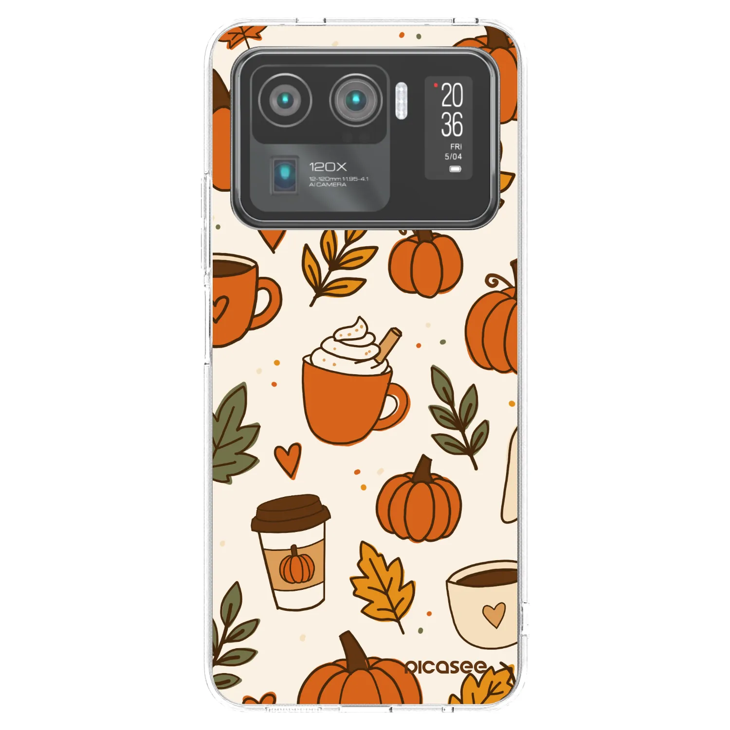 Picasee silikónový prehľadný obal pre Xiaomi Mi 11 Ultra - Fall vibes