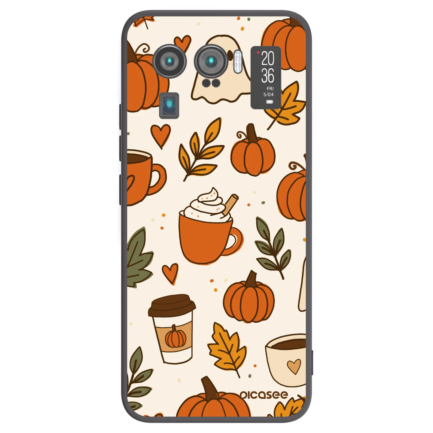 Picasee silikónový čierny obal pre Xiaomi Mi 11 Ultra - Fall vibes