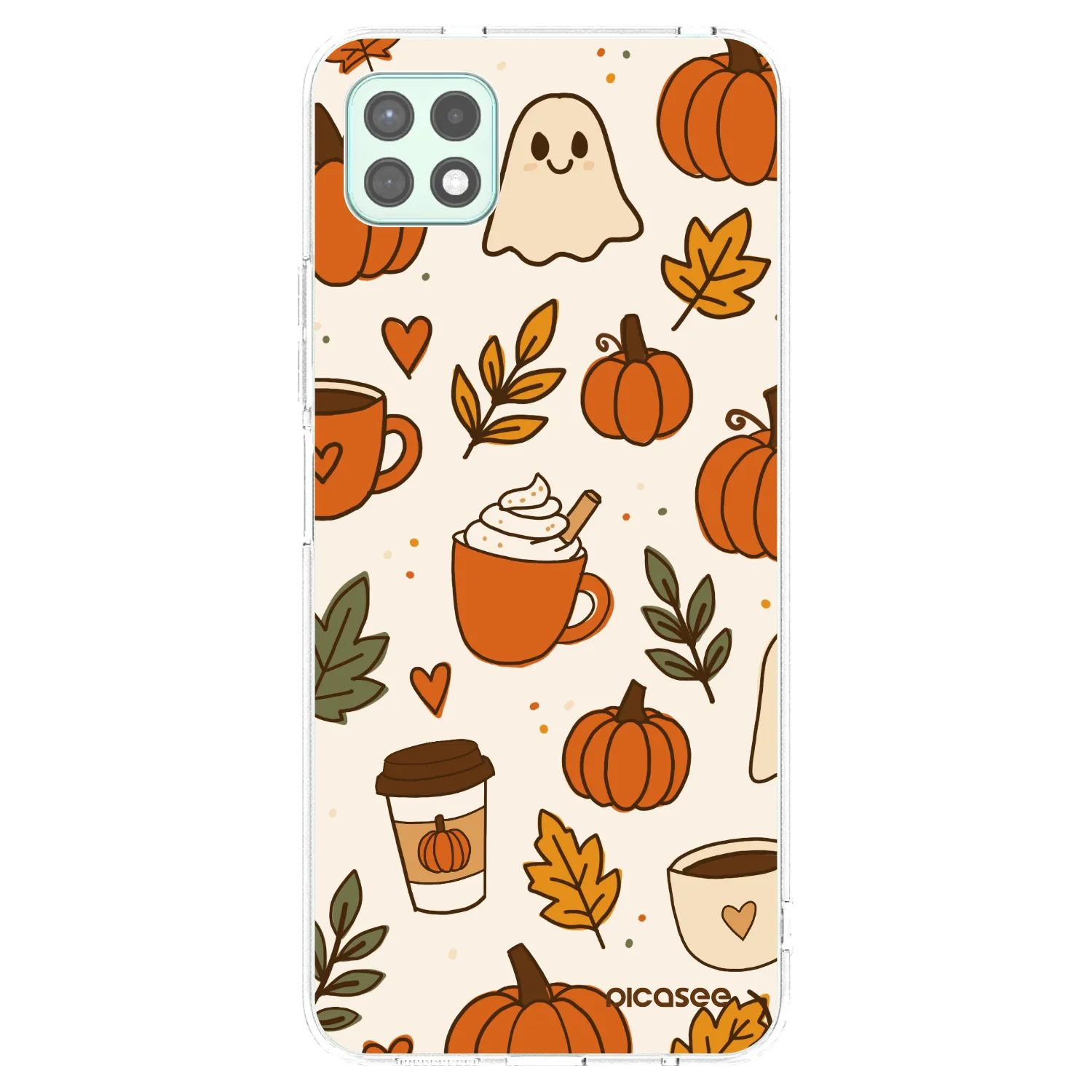 Picasee silikónový prehľadný obal pre Samsung Galaxy A22 A226B 5G - Fall vibes