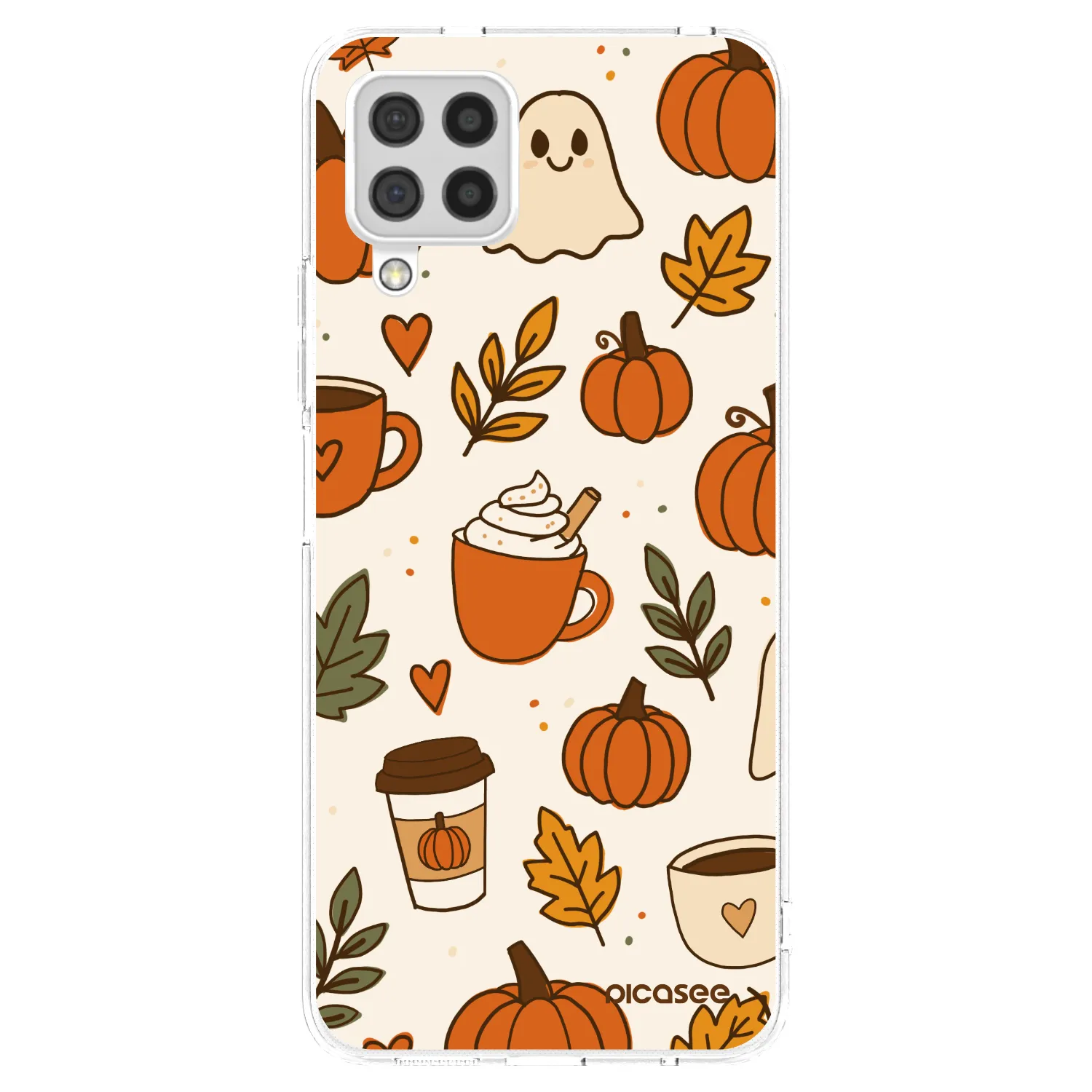 Picasee silikónový prehľadný obal pre Samsung Galaxy A22 A225F 4G - Fall vibes