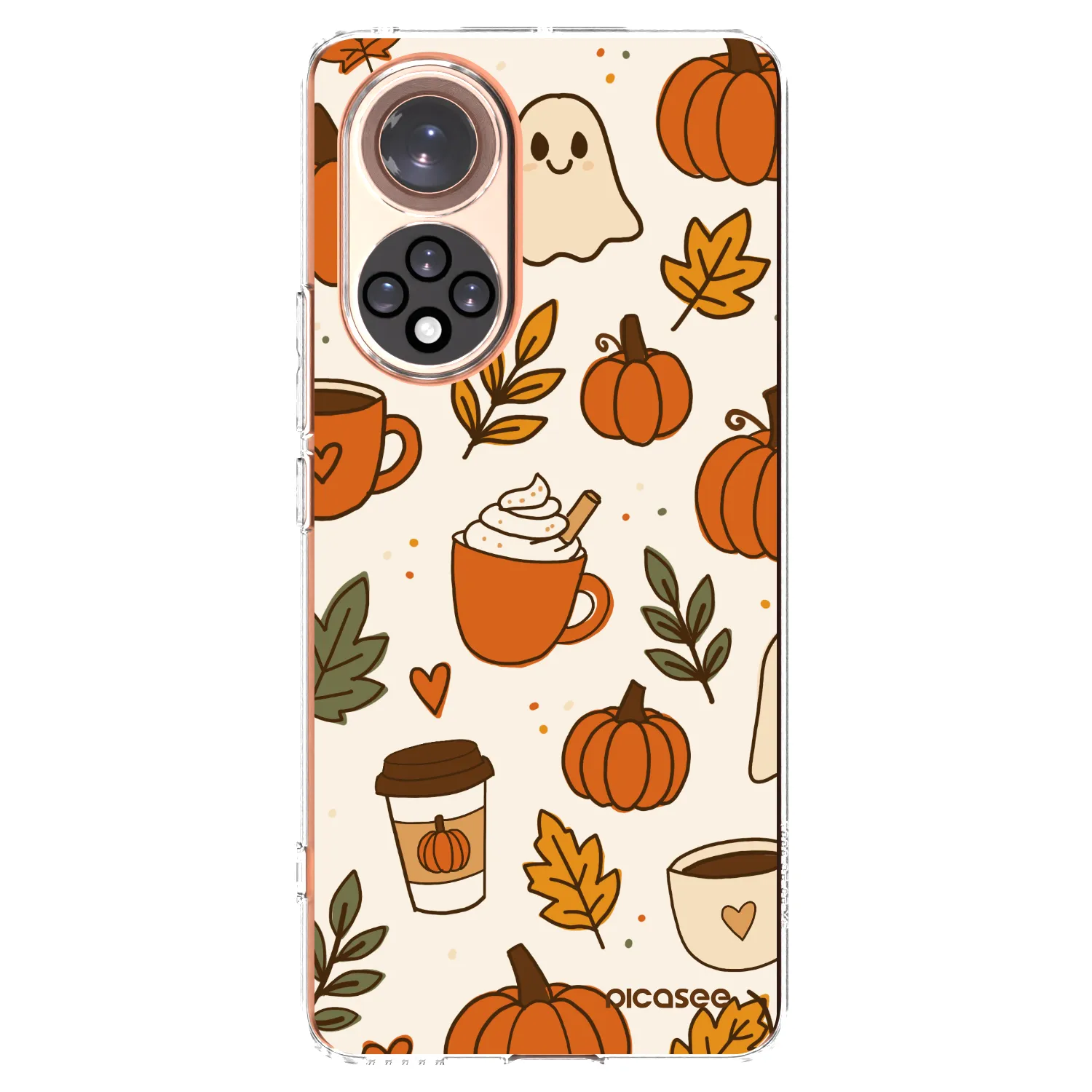 Picasee silikónový prehľadný obal pre Honor 50 5G - Fall vibes