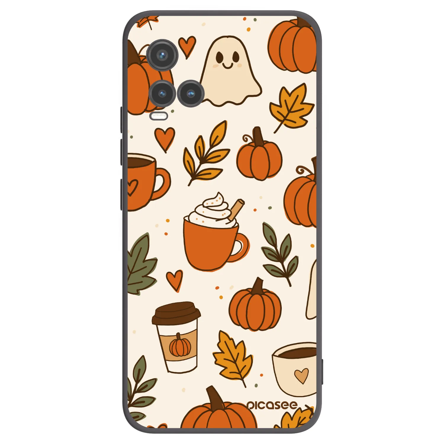 Picasee silikónový čierny obal pre Vivo Y33s - Fall vibes
