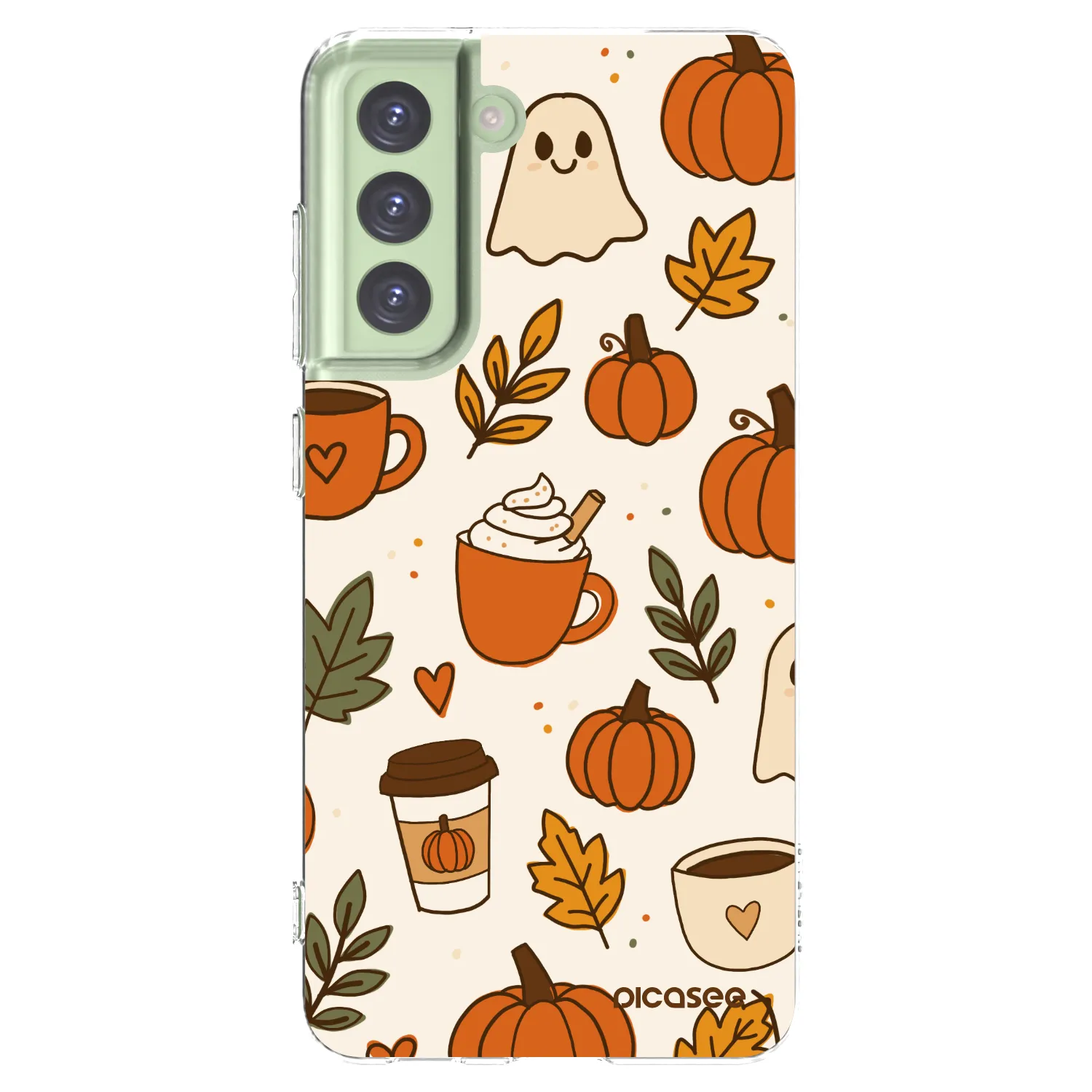 Picasee silikónový prehľadný obal pre Samsung Galaxy S21 FE 5G - Fall vibes