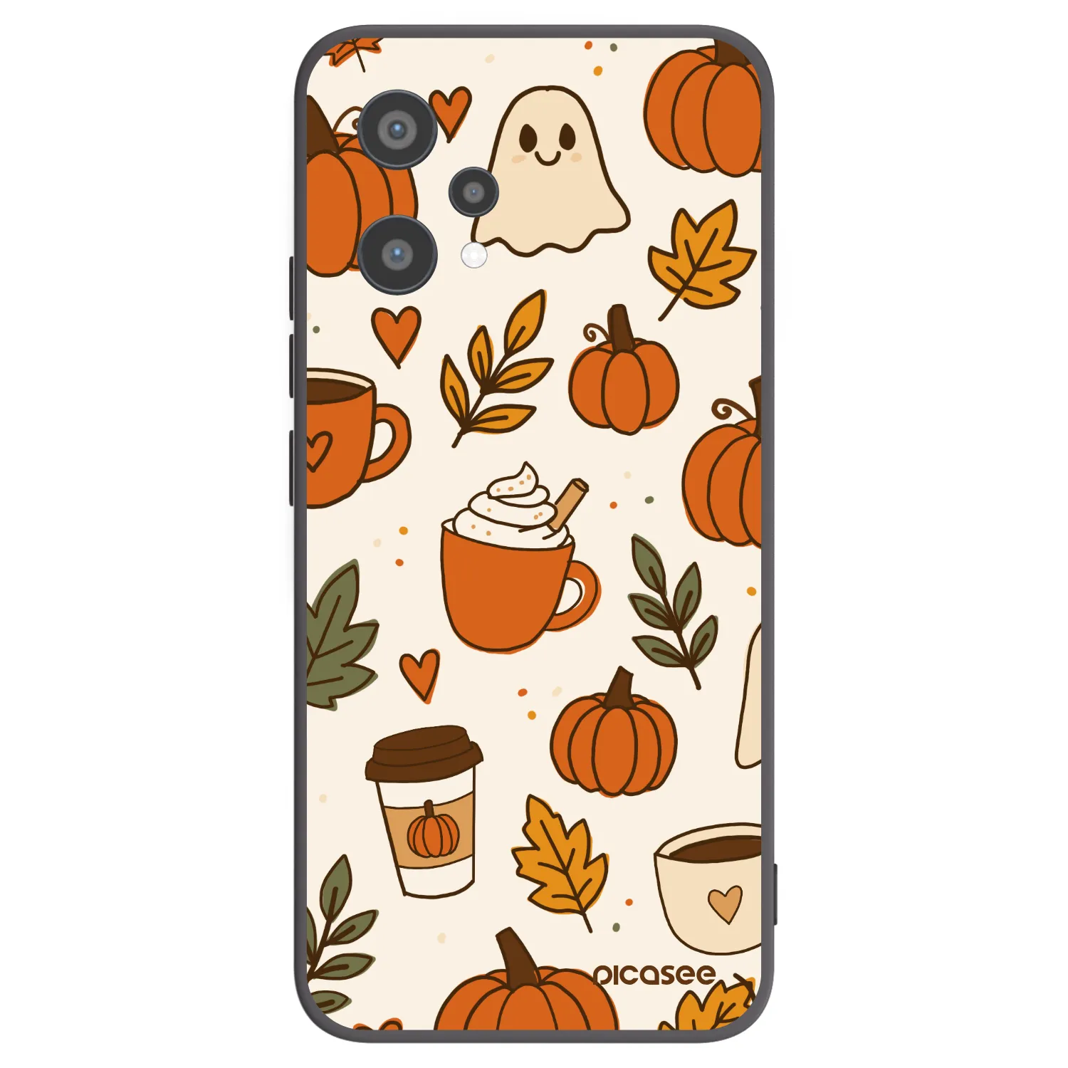 Picasee silikónový čierny obal pre Realme 9 Pro 5G - Fall vibes