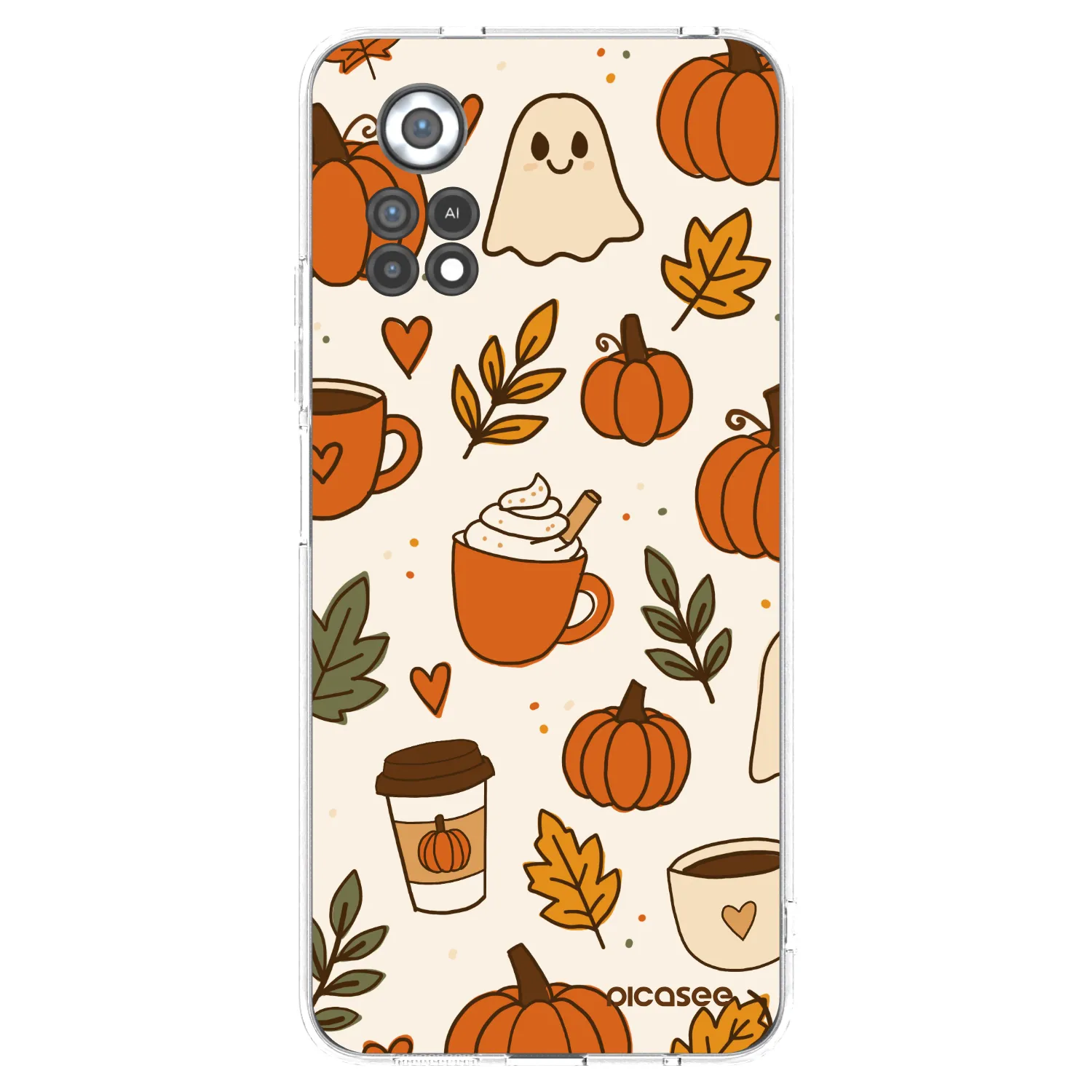 Picasee silikónový prehľadný obal pre Xiaomi Poco X4 Pro 5G - Fall vibes