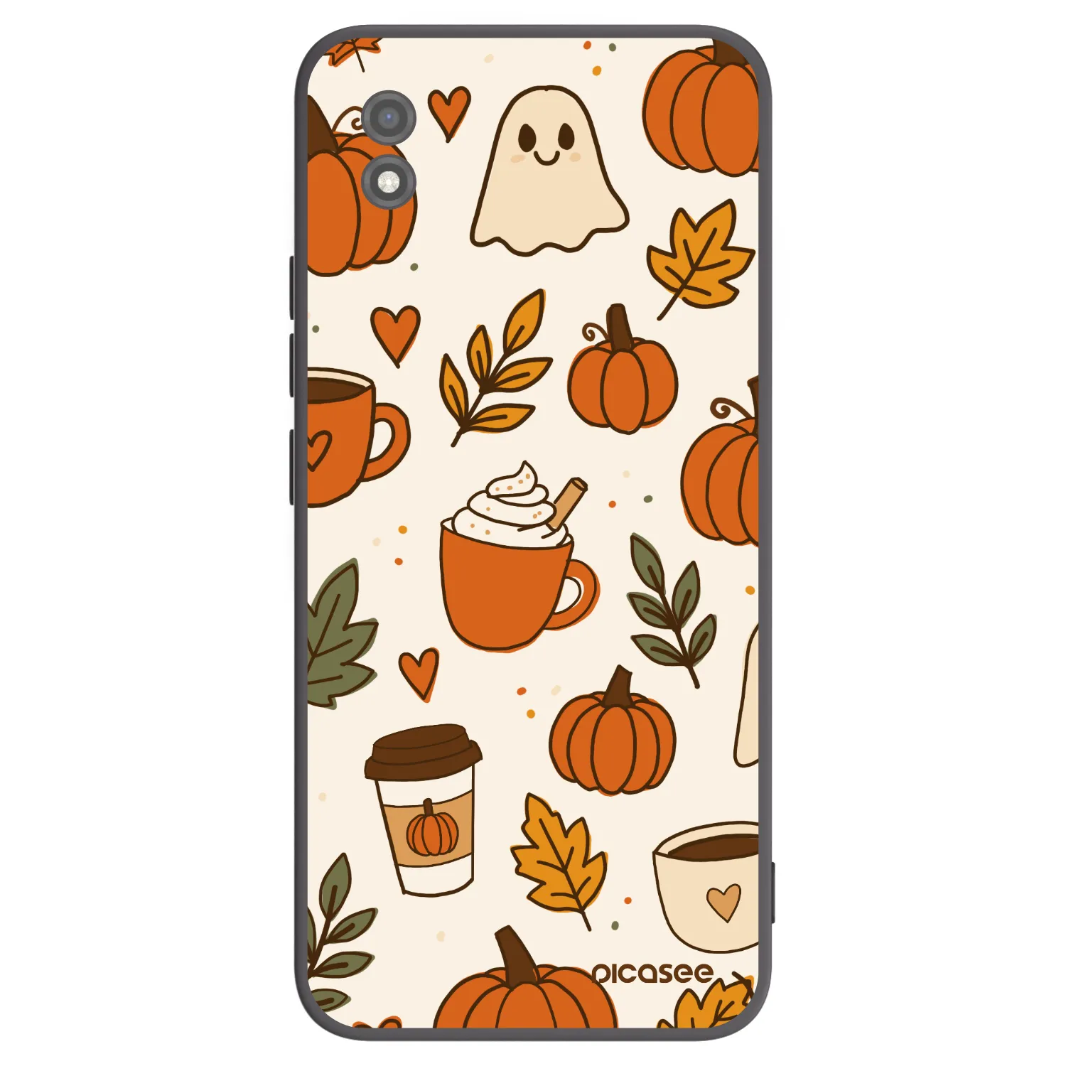 Picasee silikónový čierny obal pre Realme C11 (2021) - Fall vibes