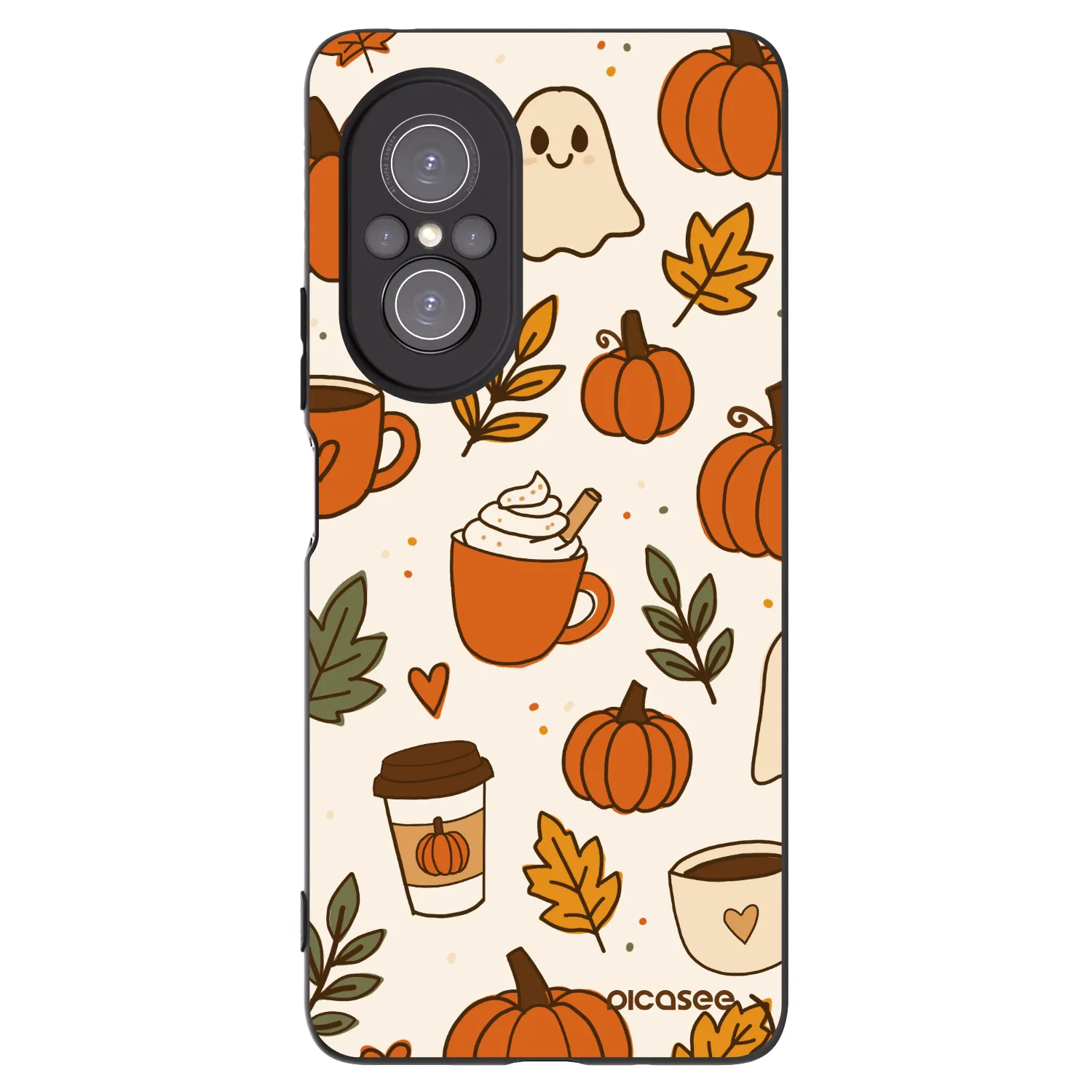 Picasee silikónový čierny obal pre Huawei Nova 9 SE - Fall vibes
