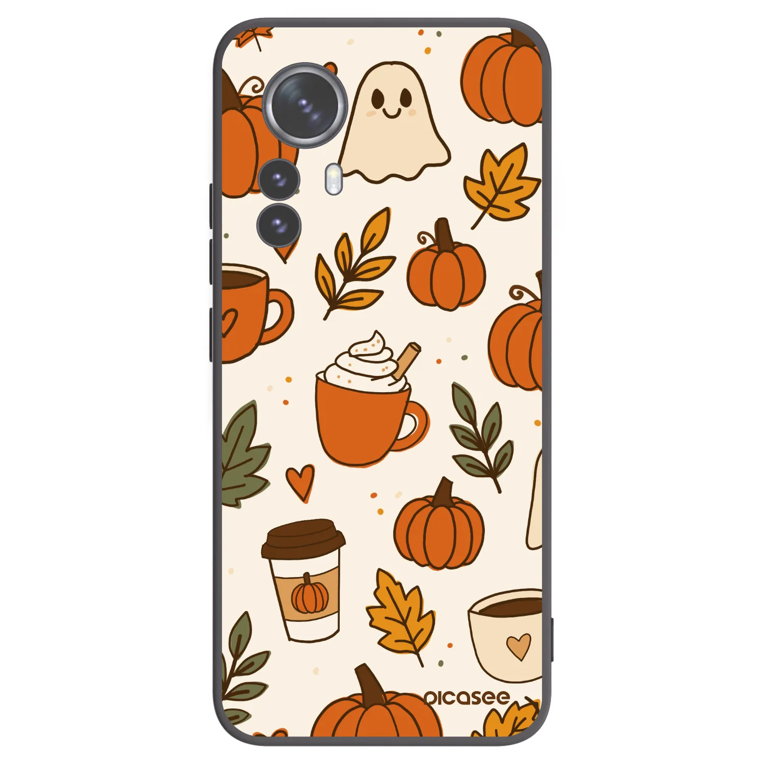 Picasee silikónový čierny obal pre Xiaomi 12 Pro - Fall vibes