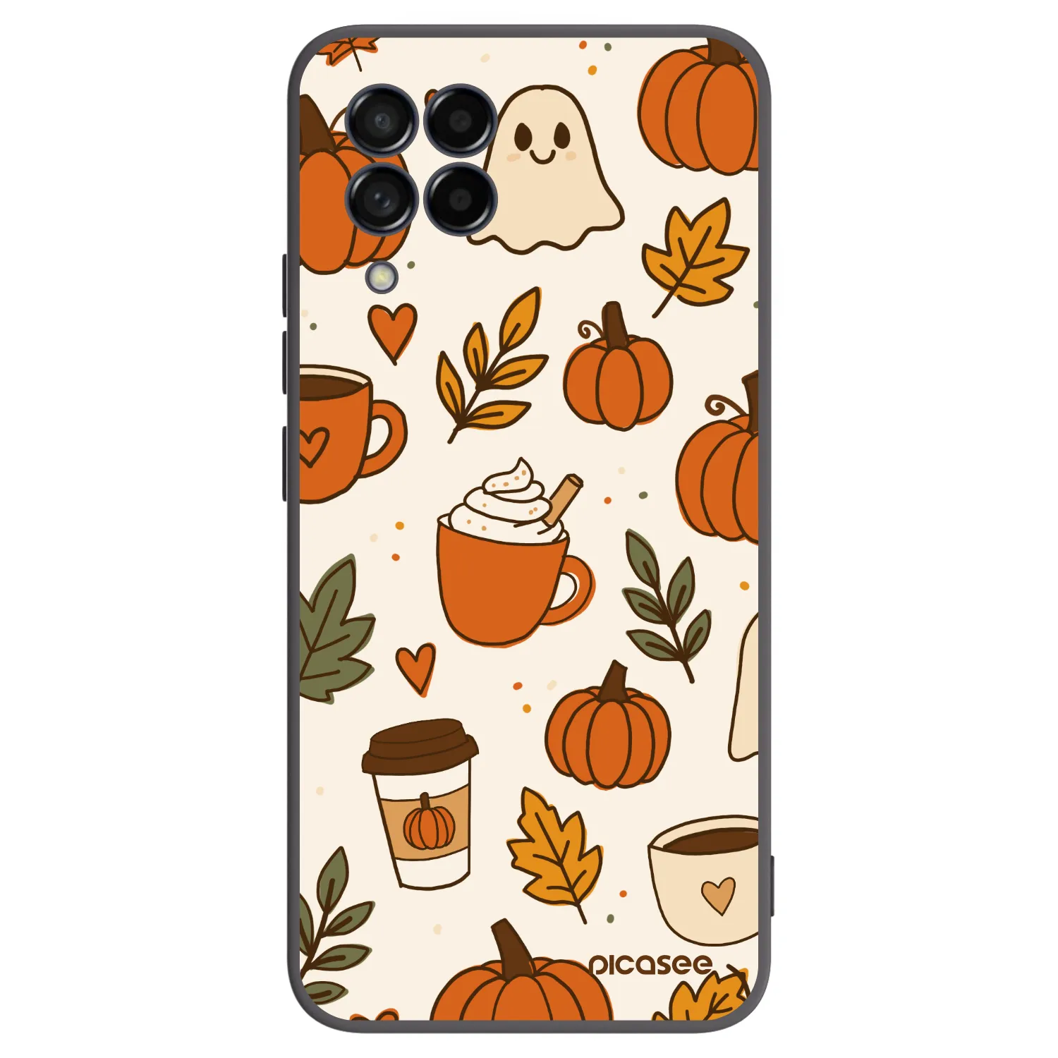 Picasee silikónový čierny obal pre Samsung Galaxy M53 5G - Fall vibes