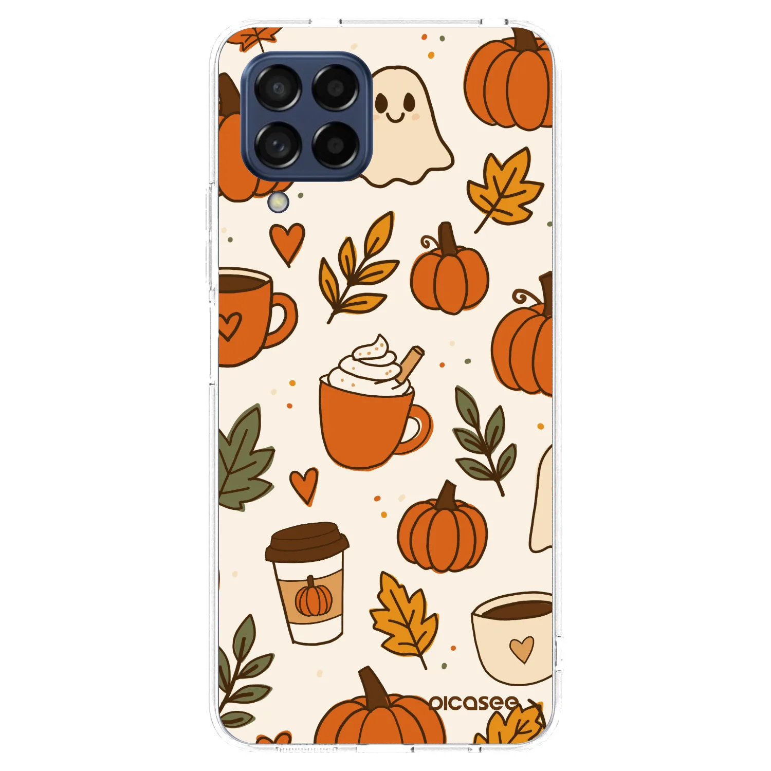 Picasee silikónový prehľadný obal pre Samsung Galaxy M53 5G - Fall vibes