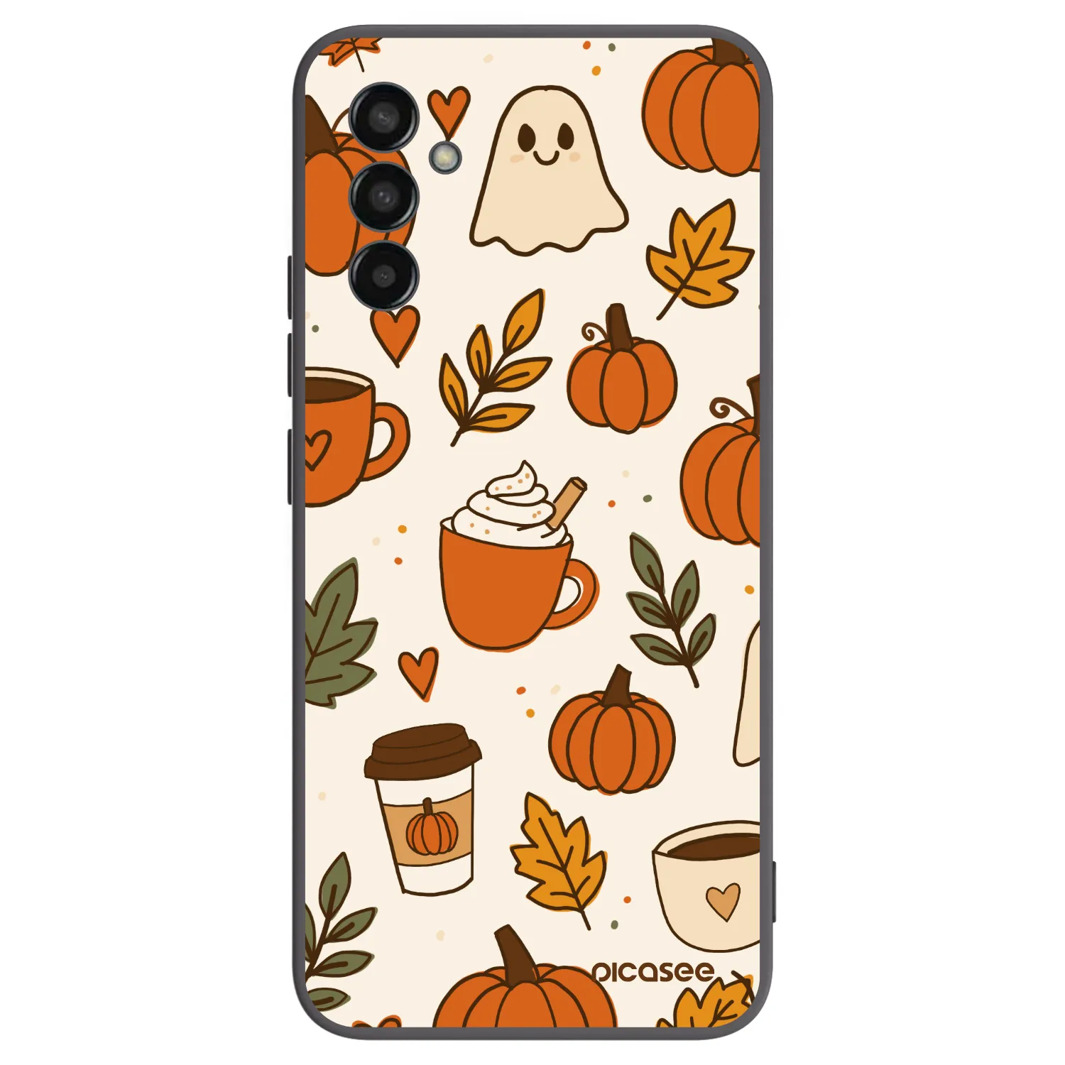 Picasee silikónový čierny obal pre Samsung Galaxy M13 M135F - Fall vibes