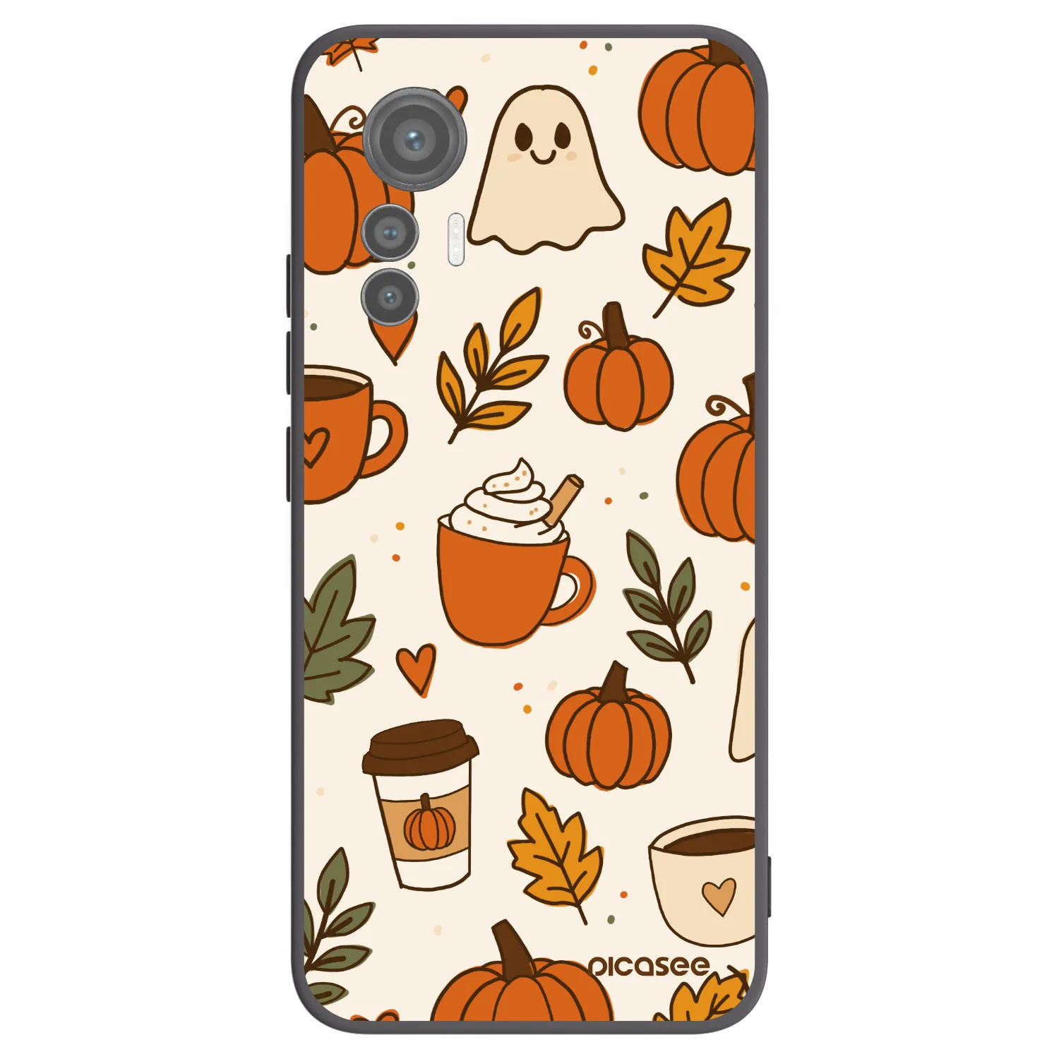 Picasee silikónový čierny obal pre Xiaomi 12 Lite - Fall vibes