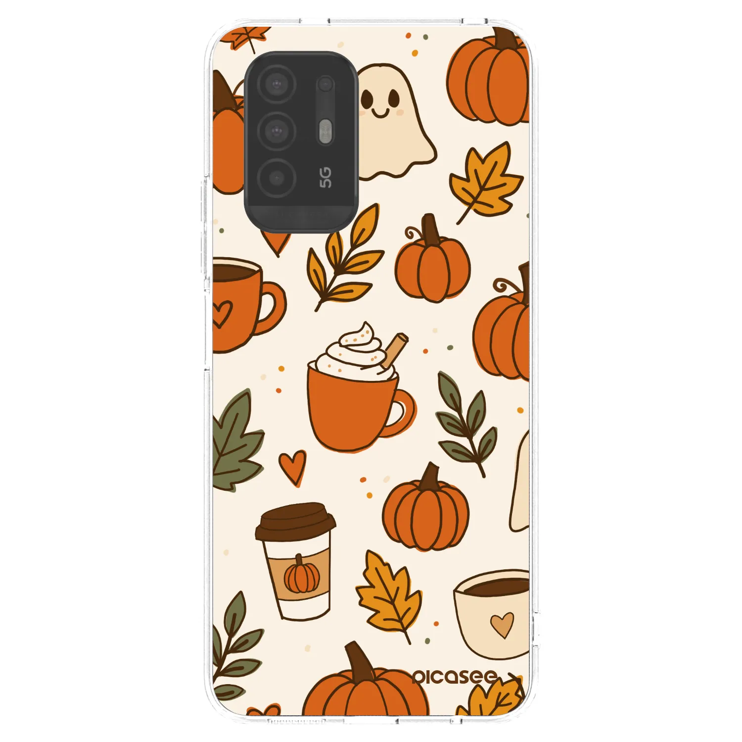 Picasee silikónový prehľadný obal pre OPPO A94 5G - Fall vibes