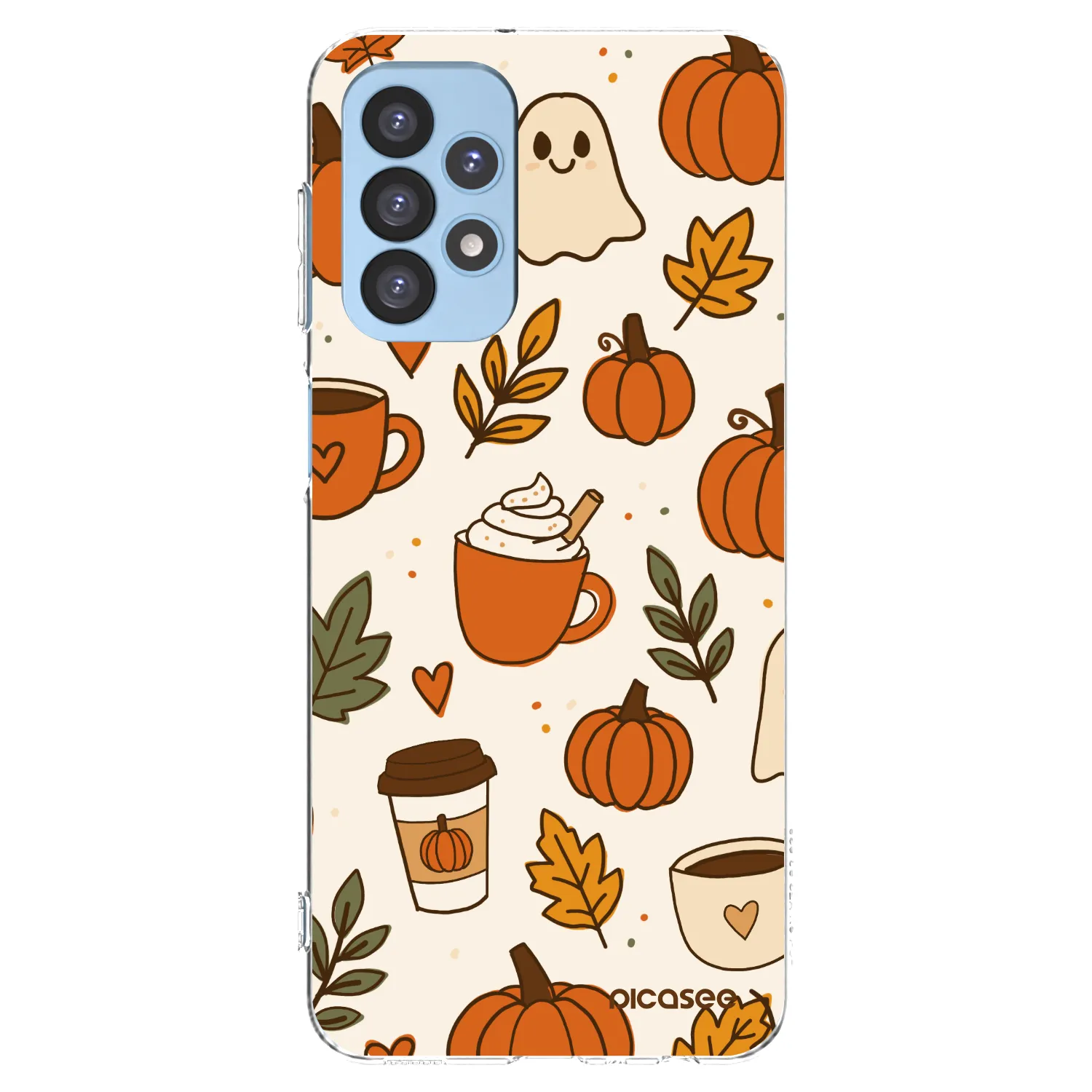 Picasee silikónový prehľadný obal pre Samsung Galaxy A23 A235F 4G - Fall vibes