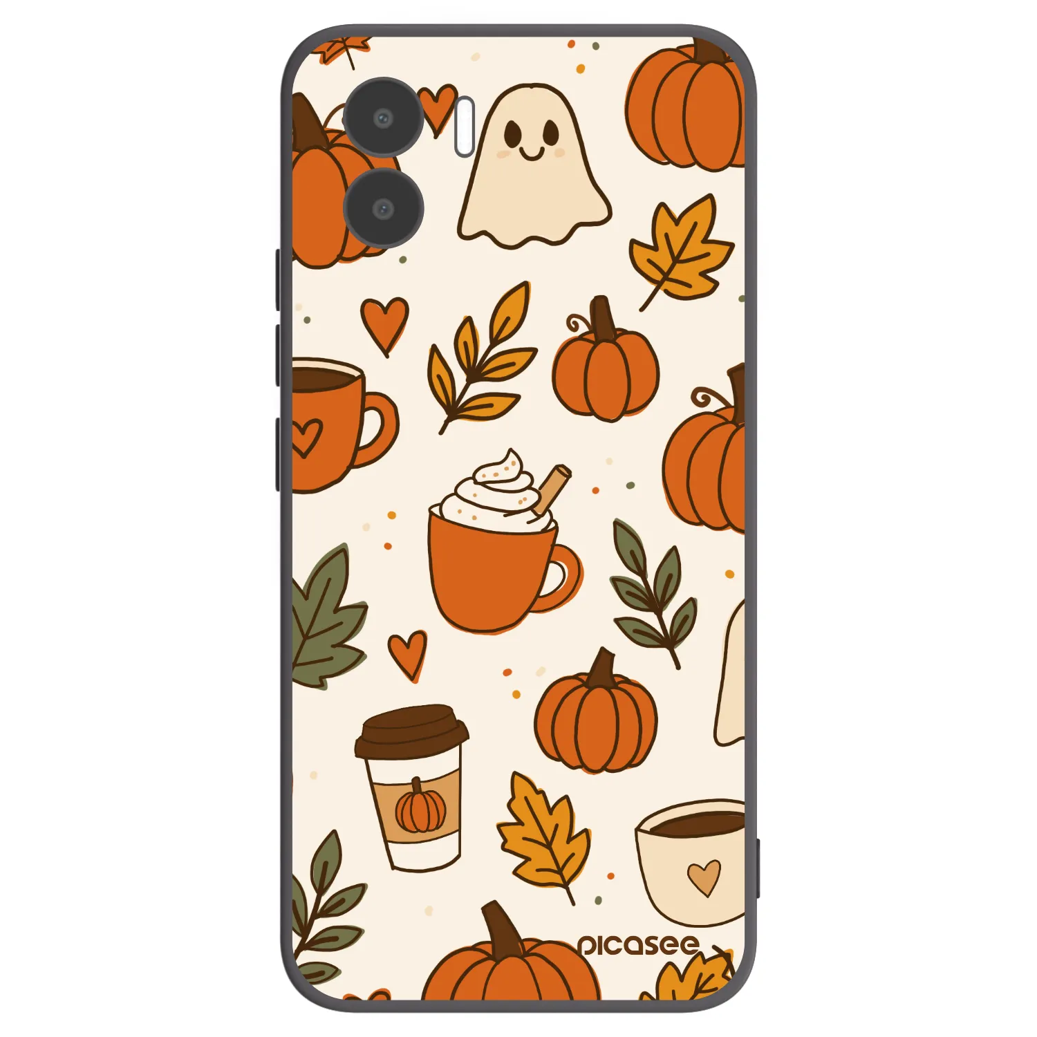 Picasee silikónový čierny obal pre Xiaomi Redmi A1 - Fall vibes
