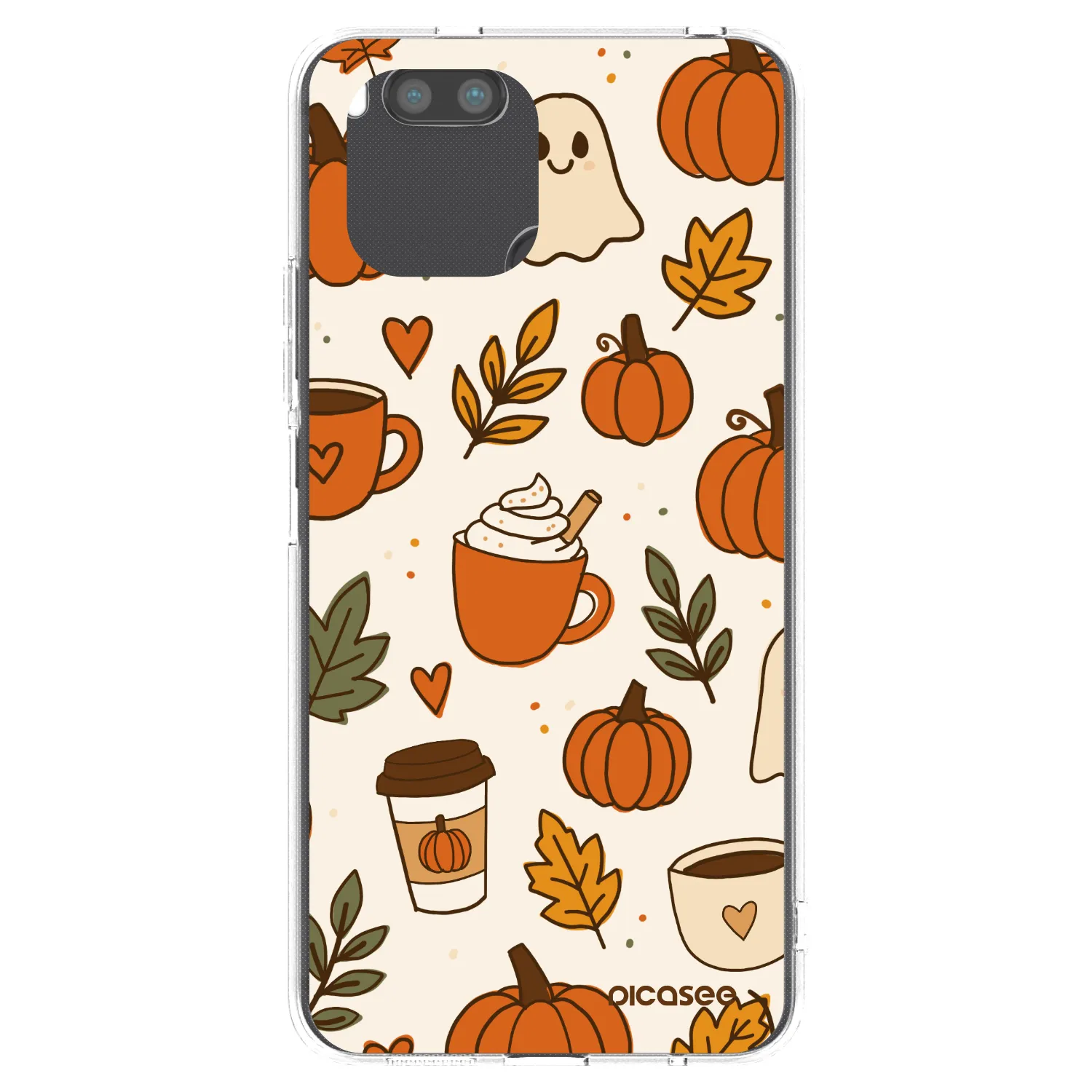 Picasee silikónový prehľadný obal pre Xiaomi Redmi A1 - Fall vibes