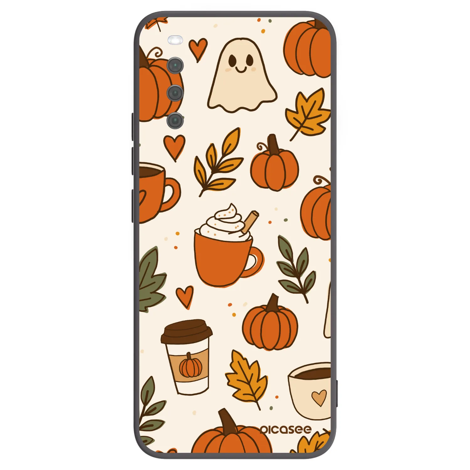 Picasee silikónový čierny obal pre Sony Xperia 10 III - Fall vibes