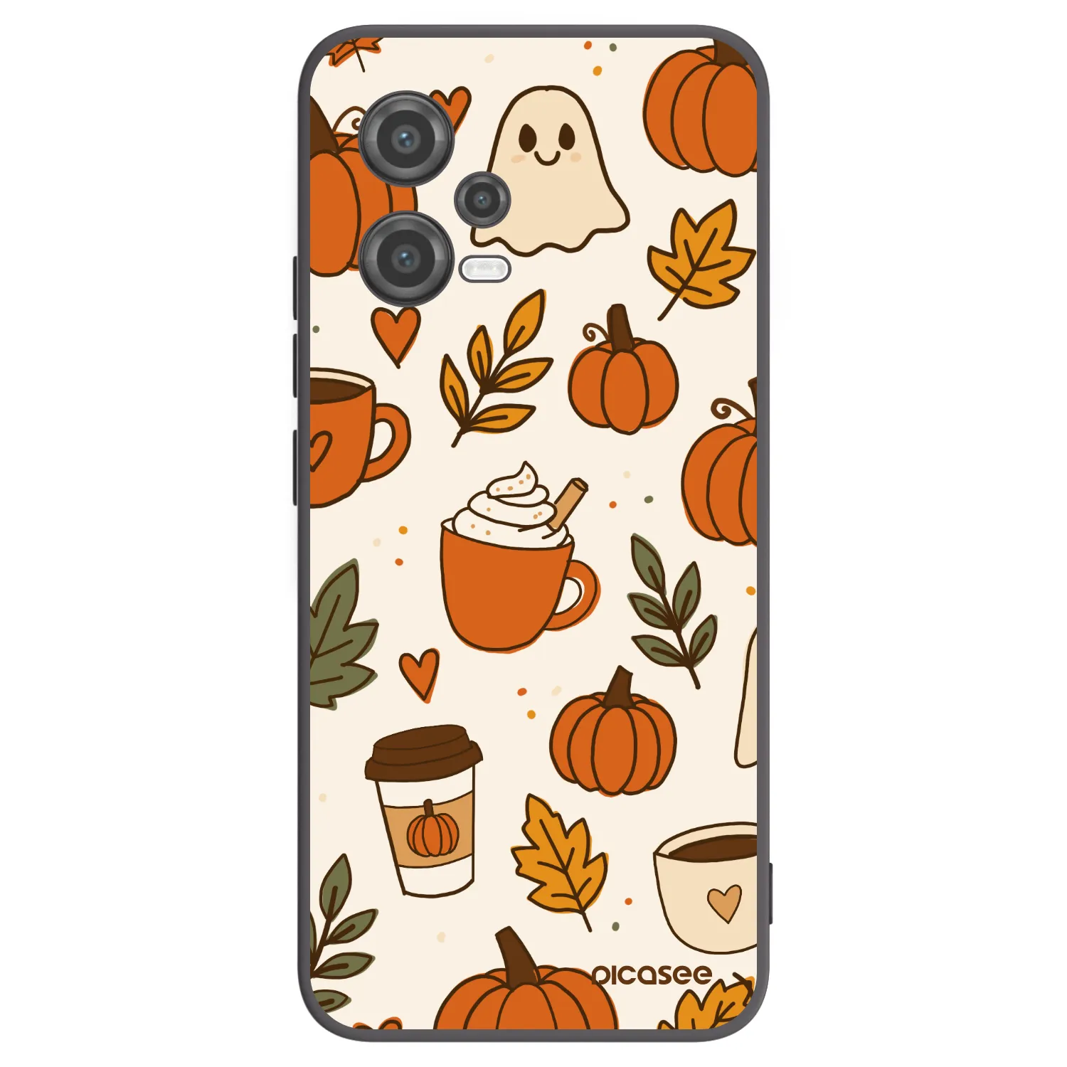 Picasee silikónový čierny obal pre Xiaomi Poco X5 - Fall vibes