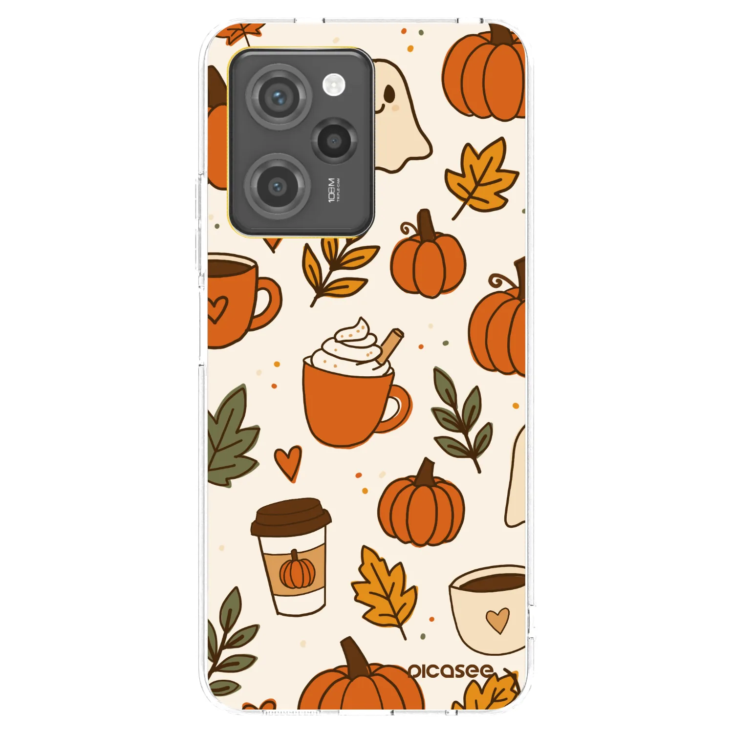 Picasee silikónový čierny obal pre Xiaomi Poco X5 Pro - Fall vibes