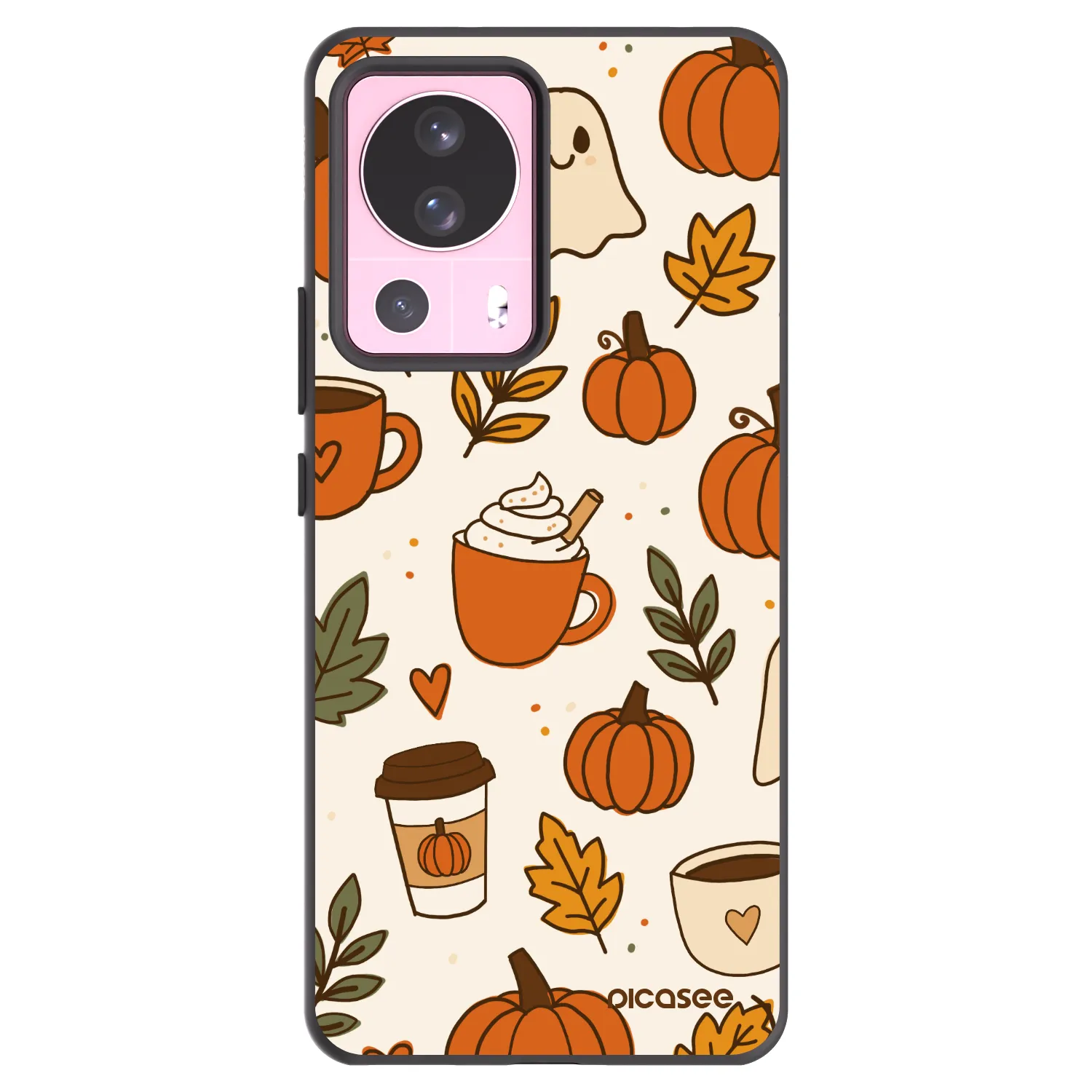 Picasee silikónový čierny obal pre Xiaomi 13 Lite - Fall vibes