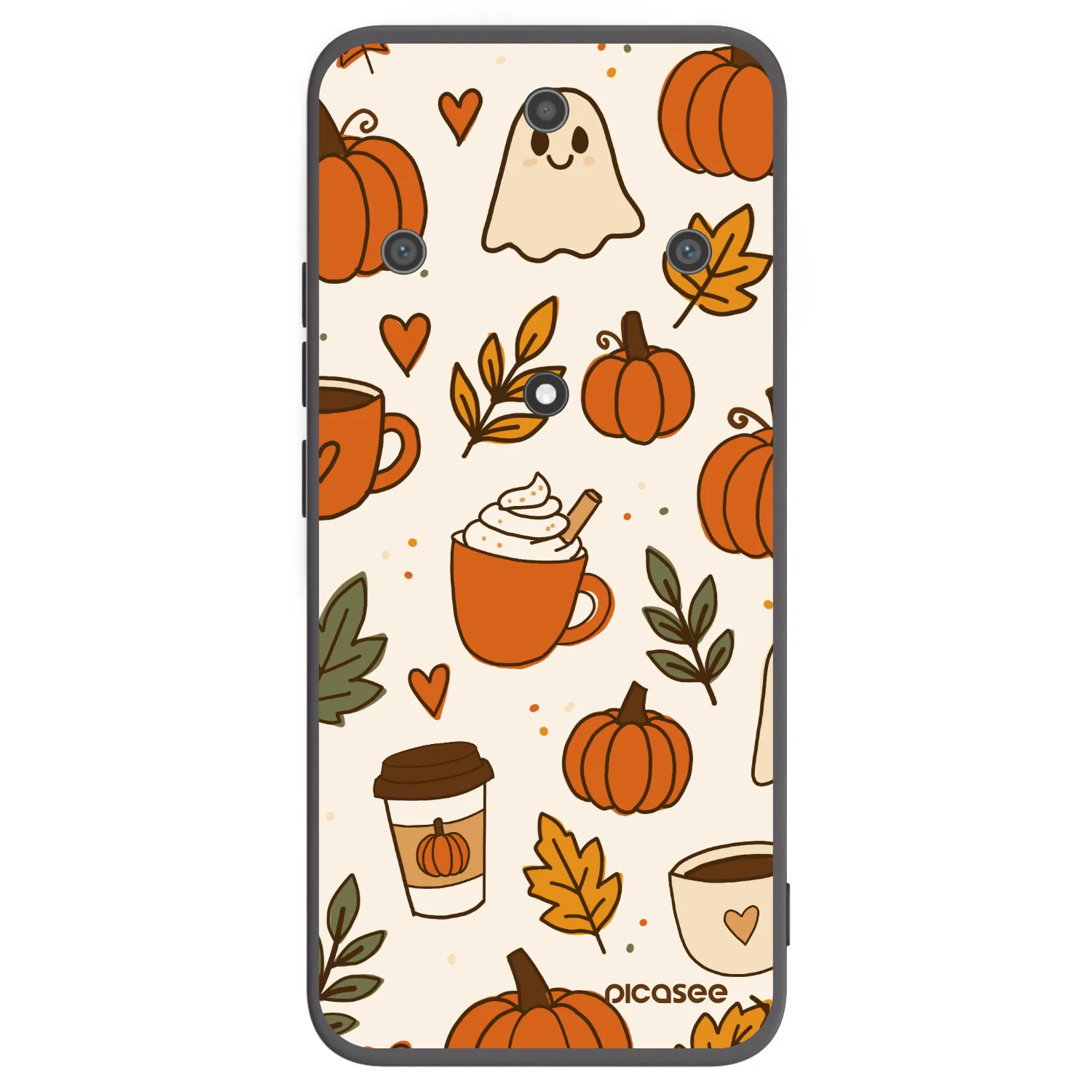 Picasee silikónový čierny obal pre Honor Magic5 Lite 5G - Fall vibes