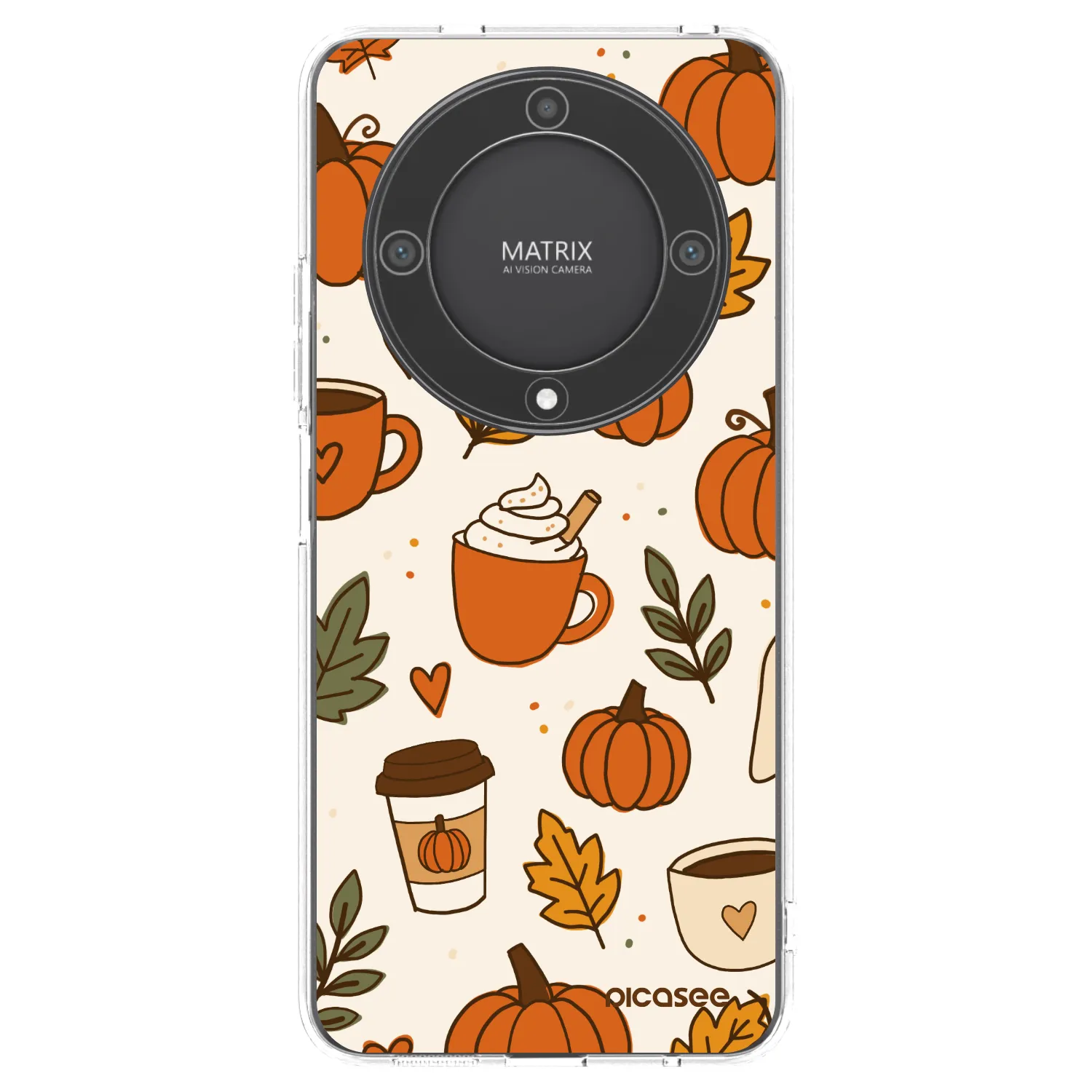 Picasee silikónový prehľadný obal pre Honor Magic5 Lite 5G - Fall vibes
