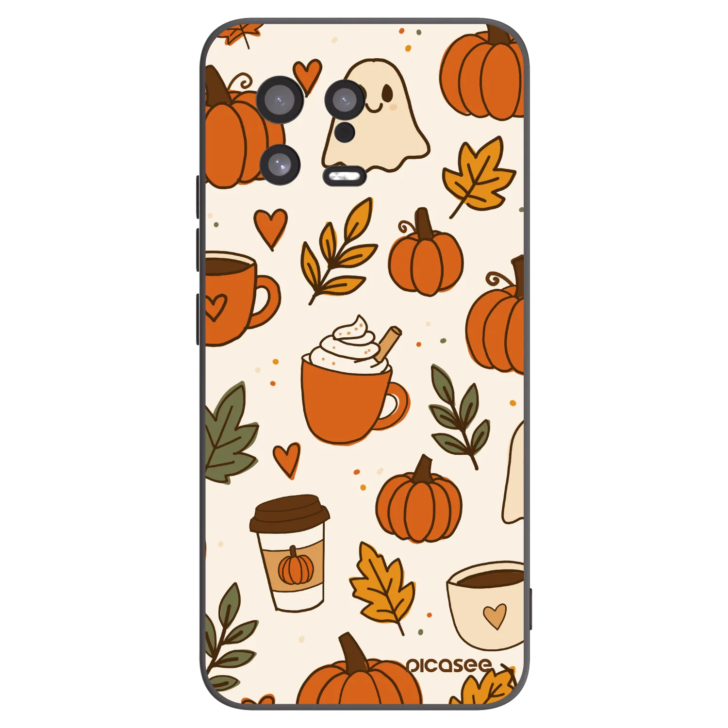 Picasee silikónový čierny obal pre Xiaomi 13 - Fall vibes