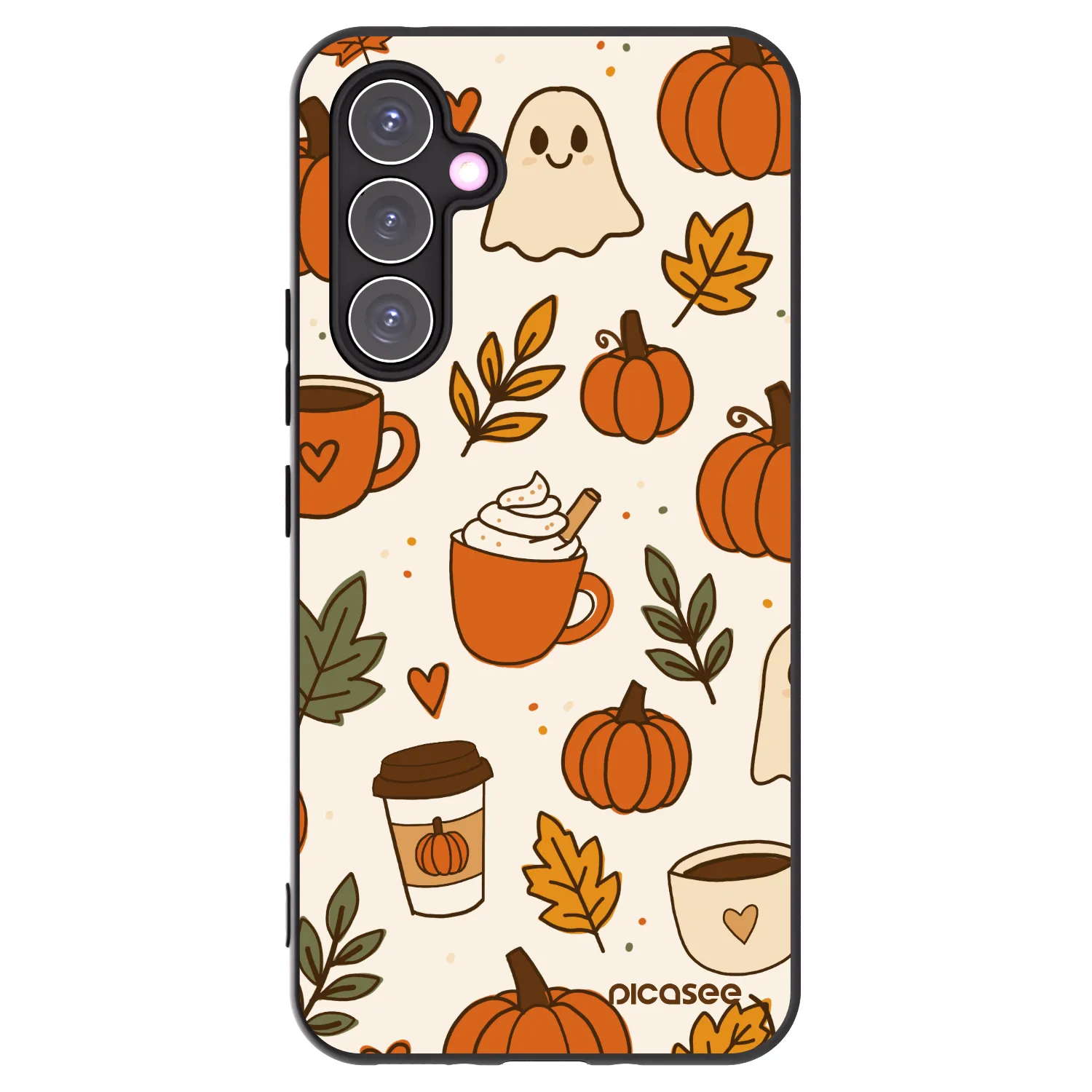 Picasee silikónový čierny obal pre Samsung Galaxy A54 5G A546B - Fall vibes