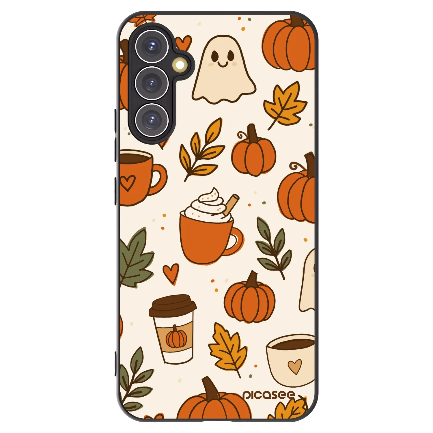 Picasee silikónový čierny obal pre Samsung Galaxy A34 5G A346B - Fall vibes