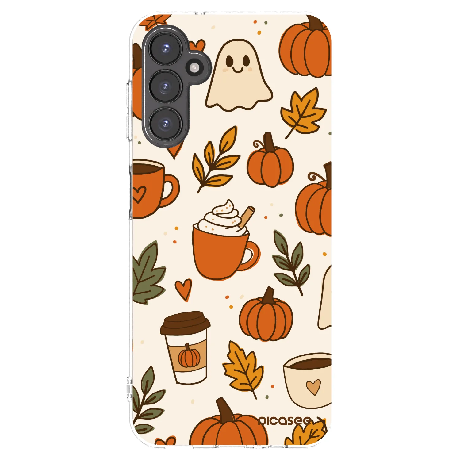 Picasee silikónový prehľadný obal pre Samsung Galaxy A14 4G A145R - Fall vibes