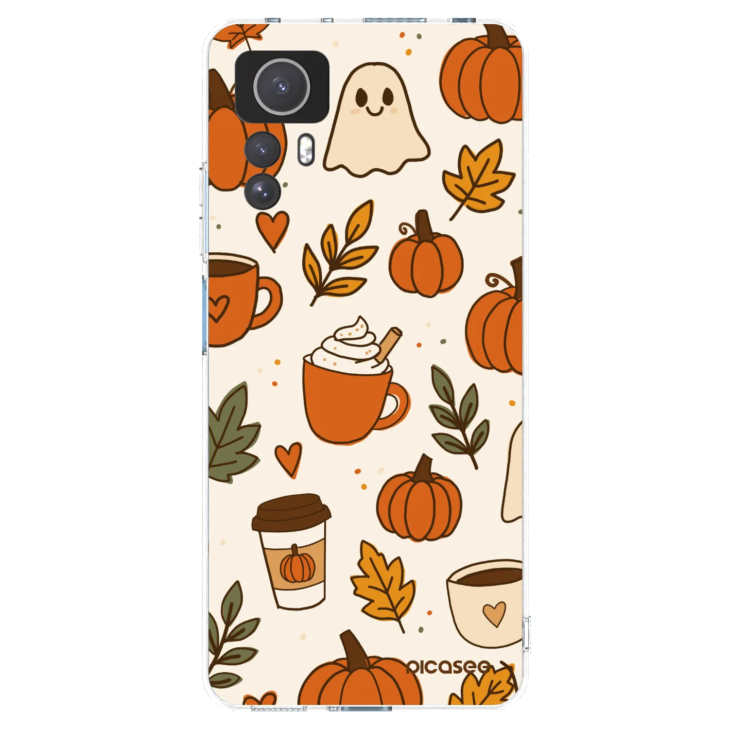 Picasee silikónový prehľadný obal pre Xiaomi Redmi Note 12S - Fall vibes