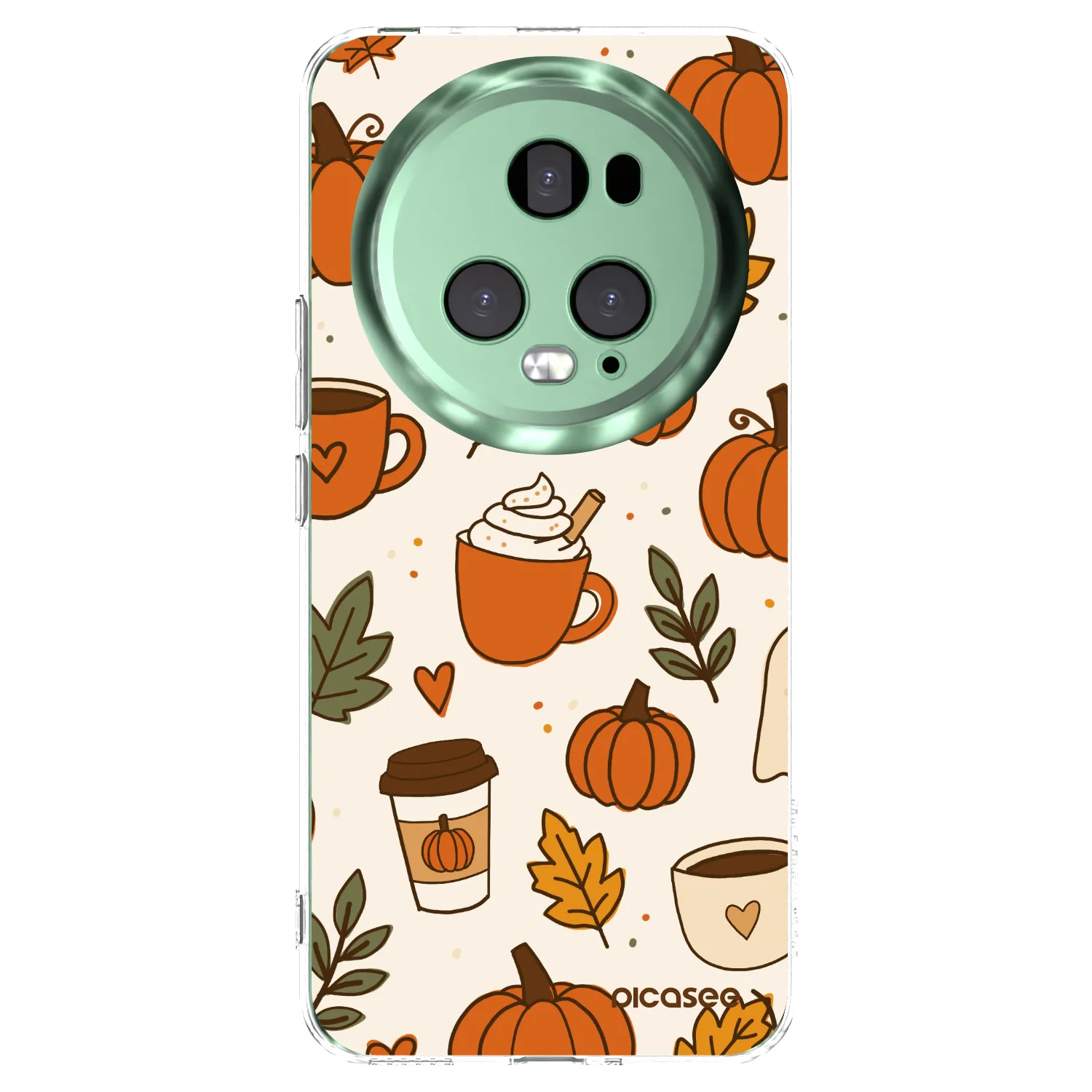 Picasee silikónový prehľadný obal pre Honor Magic5 Pro - Fall vibes