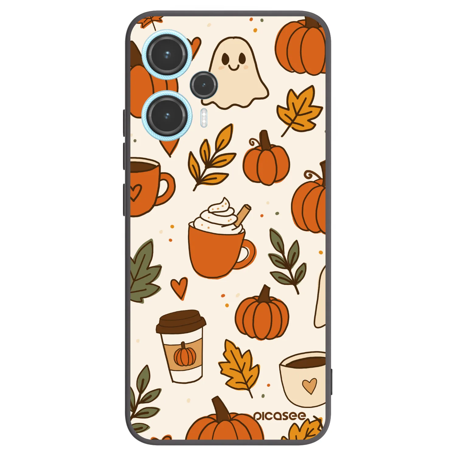 Picasee silikónový čierny obal pre Xiaomi Poco F5 - Fall vibes