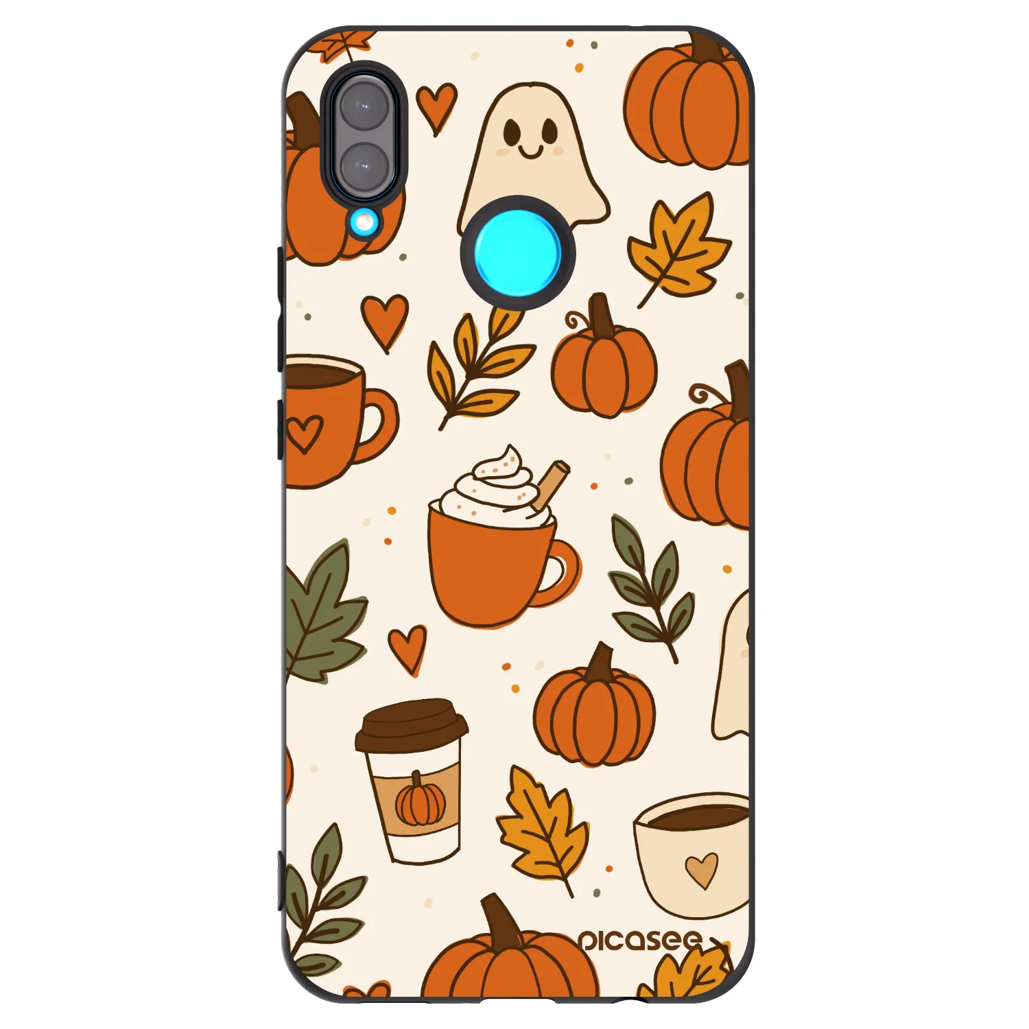 Picasee silikónový čierny obal pre Huawei Nova 3i - Fall vibes
