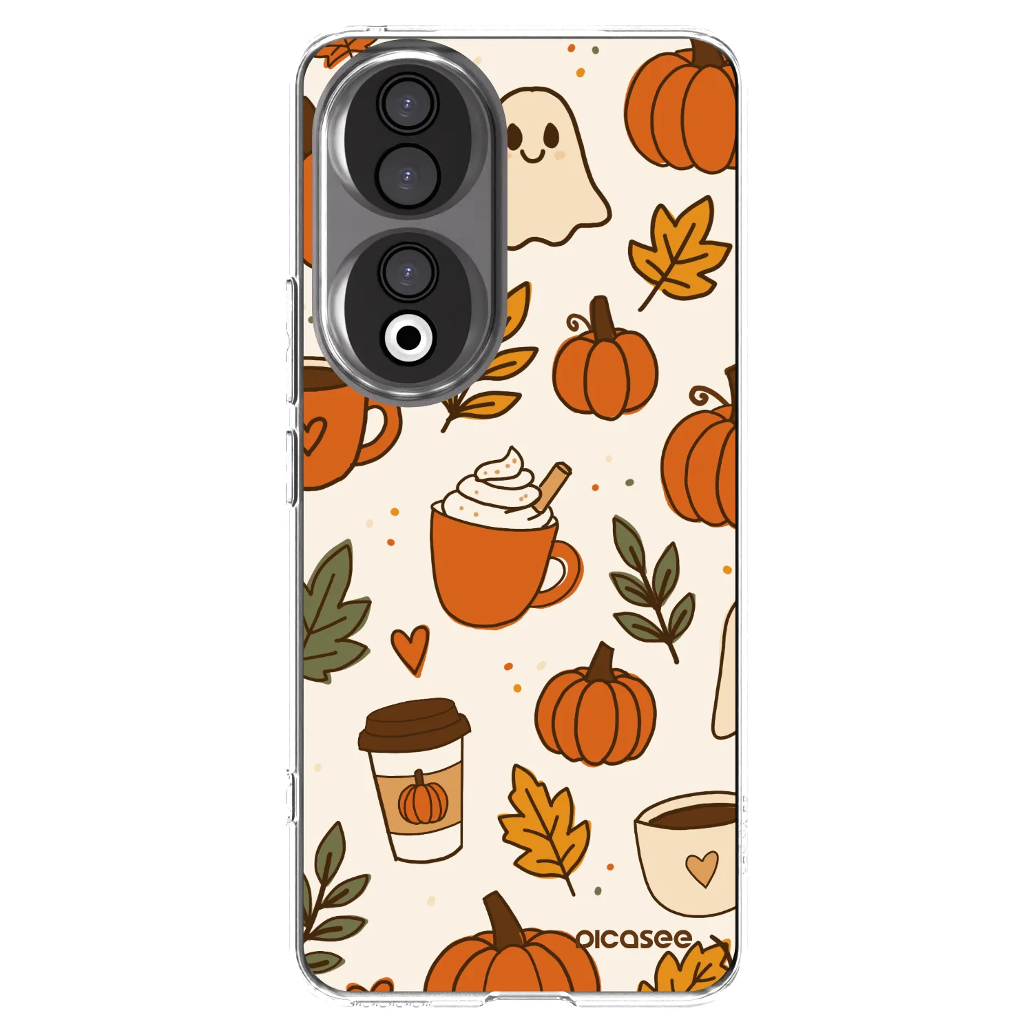 Picasee silikónový prehľadný obal pre Honor 90 5G - Fall vibes