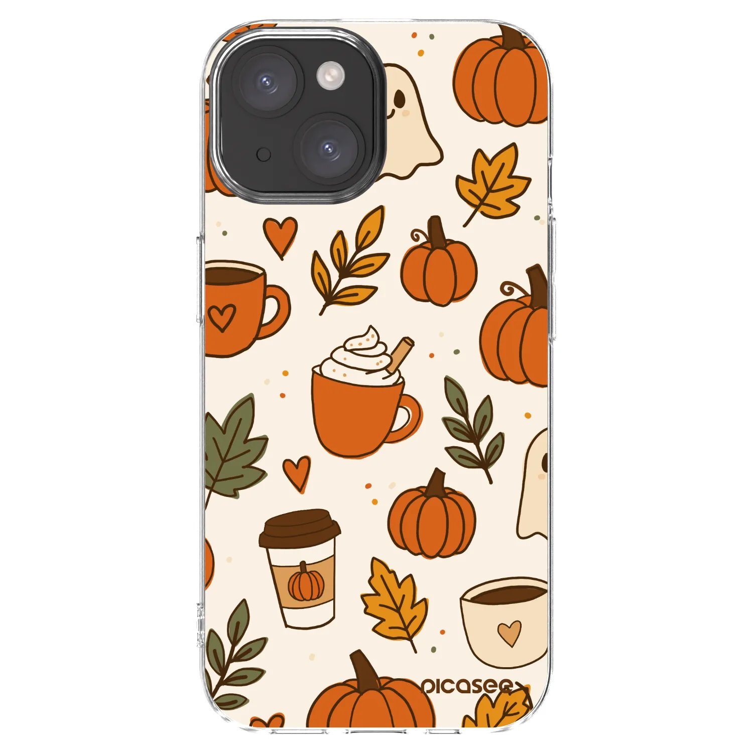 Picasee silikónový prehľadný obal pre Apple iPhone 15 - Fall vibes